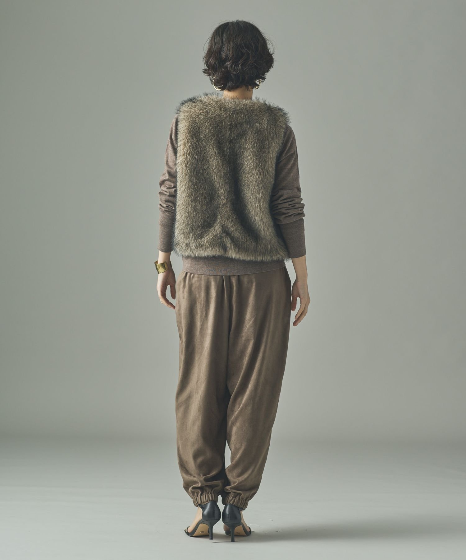 Curensology｜ショートファーベスト | Rakuten Fashion(楽天