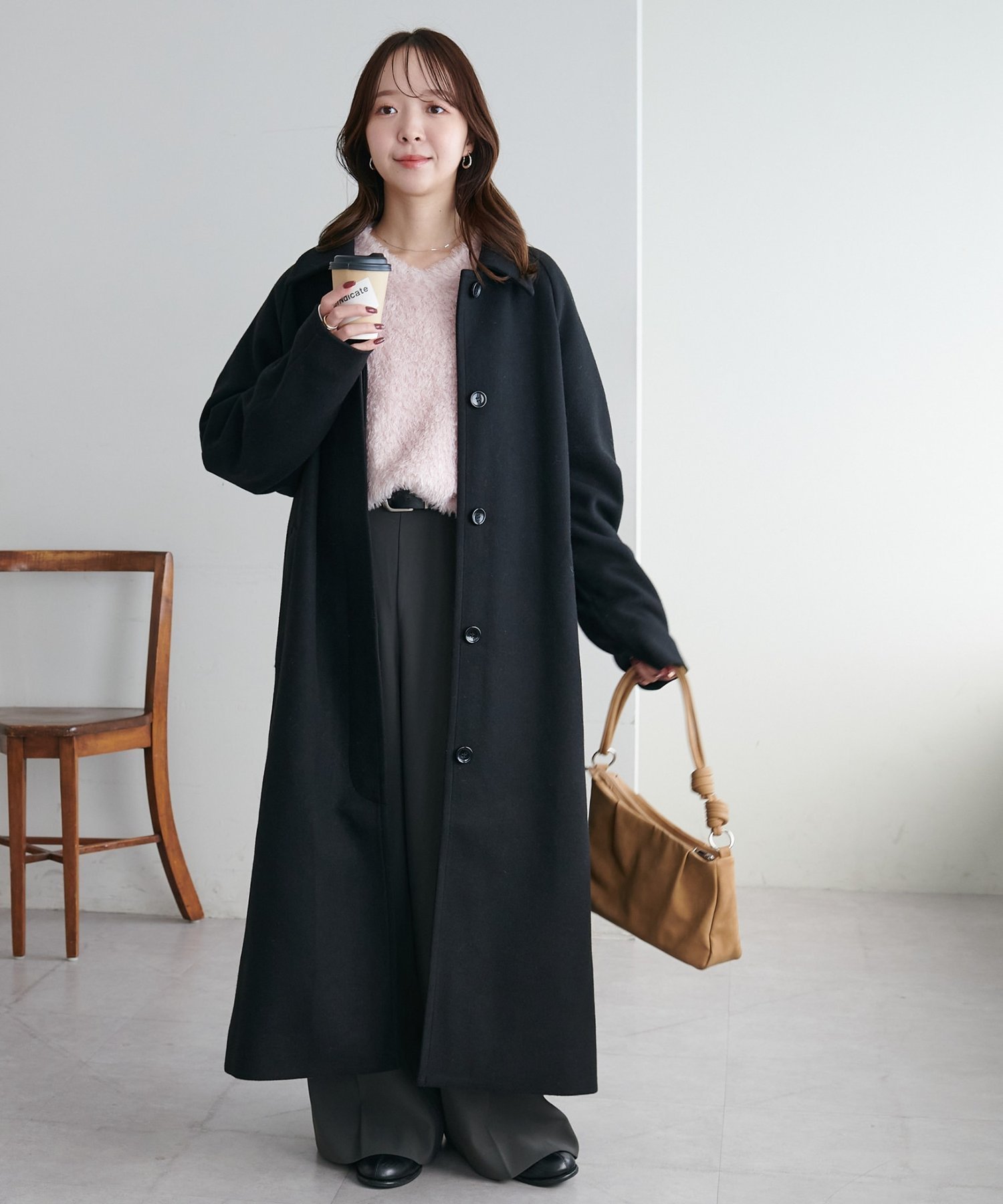 Discoat｜中空糸ステンカラーコート | Rakuten Fashion(楽天