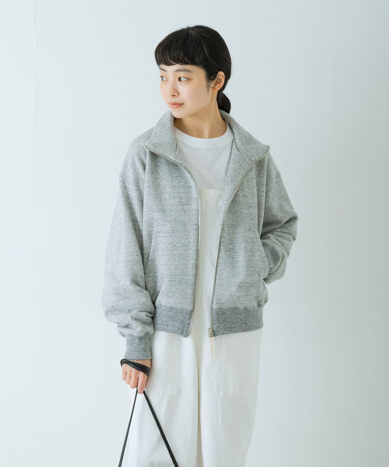 かぐれ｜コットンスウェットスタンドジップ | Rakuten Fashion(楽天