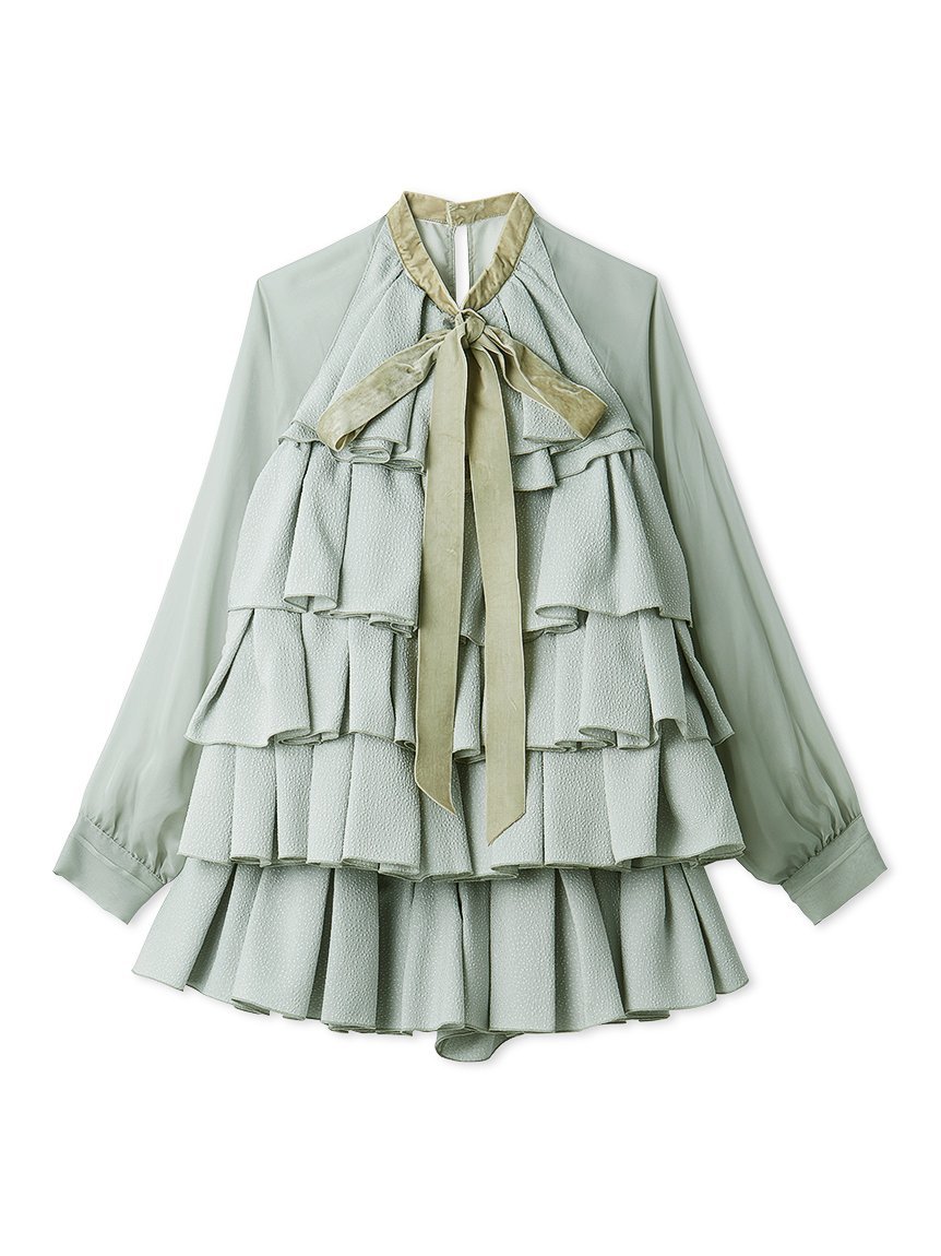 SNIDEL｜ティアードラッフルミニドレス | Rakuten Fashion(楽天