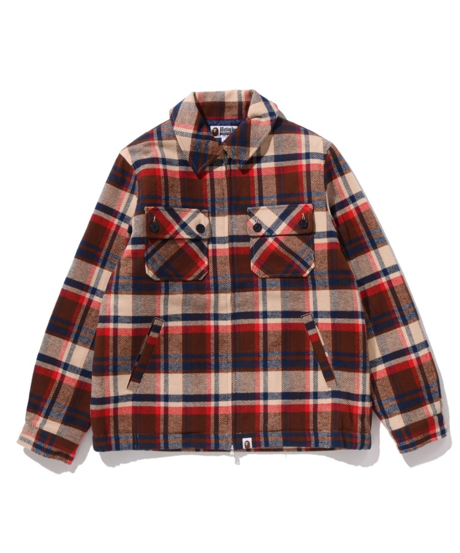 A BATHING APE｜BAPE CHECK CPO ZIP JACKET | Rakuten Fashion(楽天