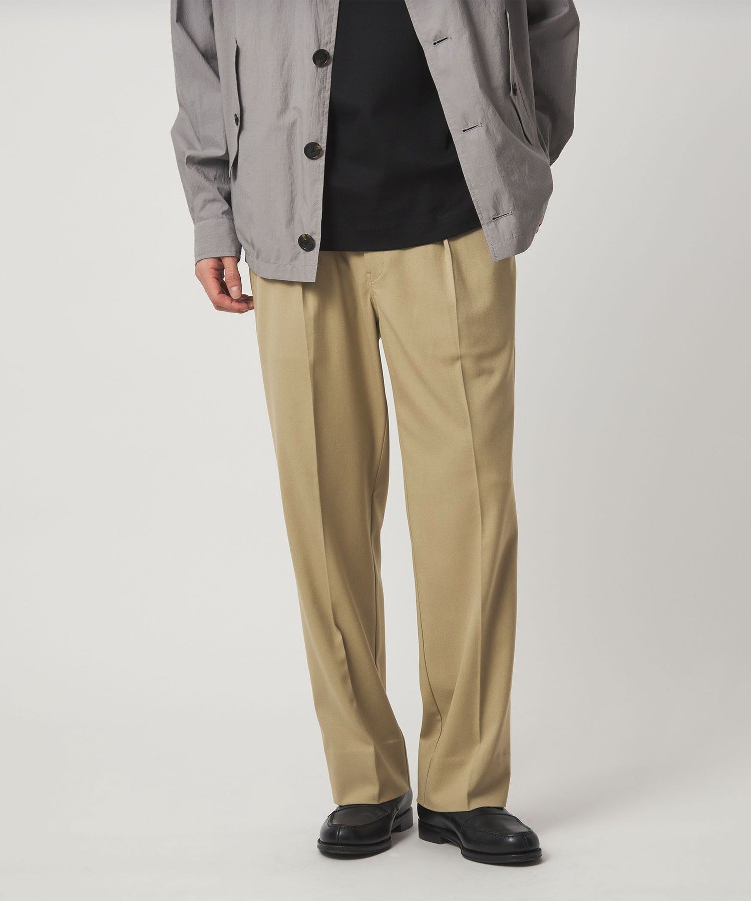 Dickies × green label TR プリーツワイドテーパードパンツ UNITED ARROWS green label relaxing｜【別注】<Dickies>GLR TR 1