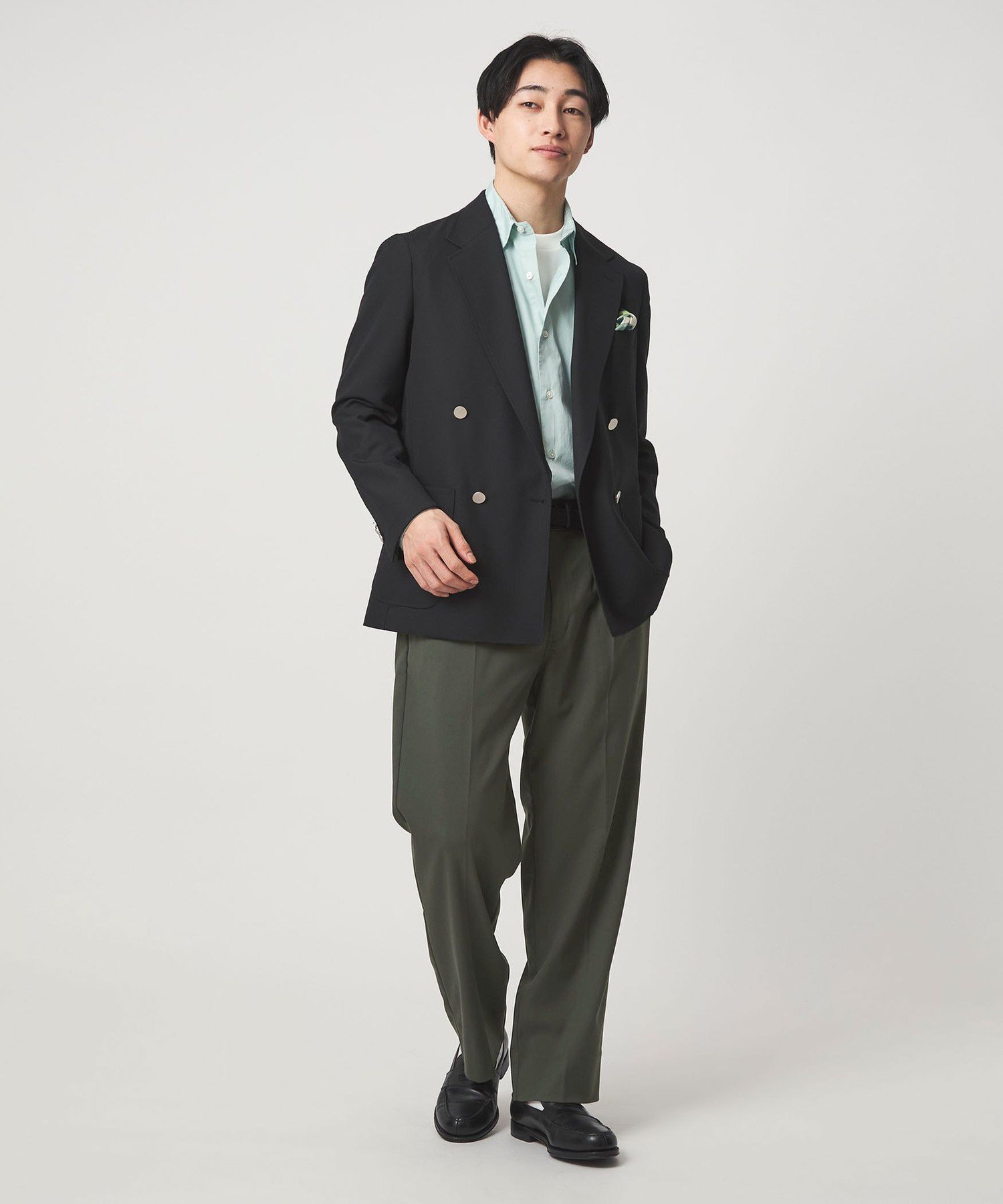 Dickies × green label TR プリーツワイドテーパードパンツ UNITED ARROWS green label relaxing｜【別注】<Dickies>GLR TR 1