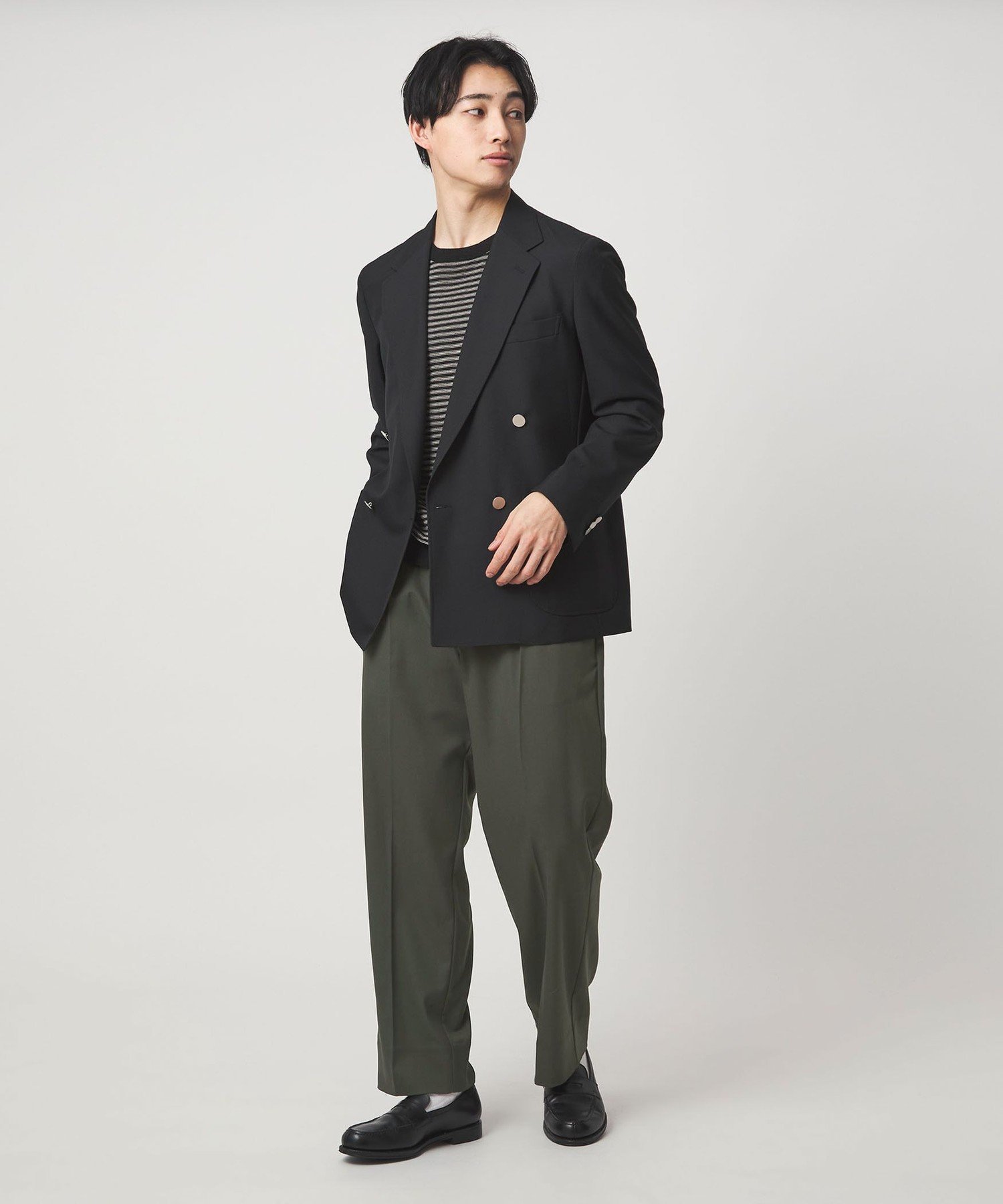 Dickies × green label TR プリーツワイドテーパードパンツ UNITED ARROWS green label relaxing｜【別注】<Dickies>GLR TR 1