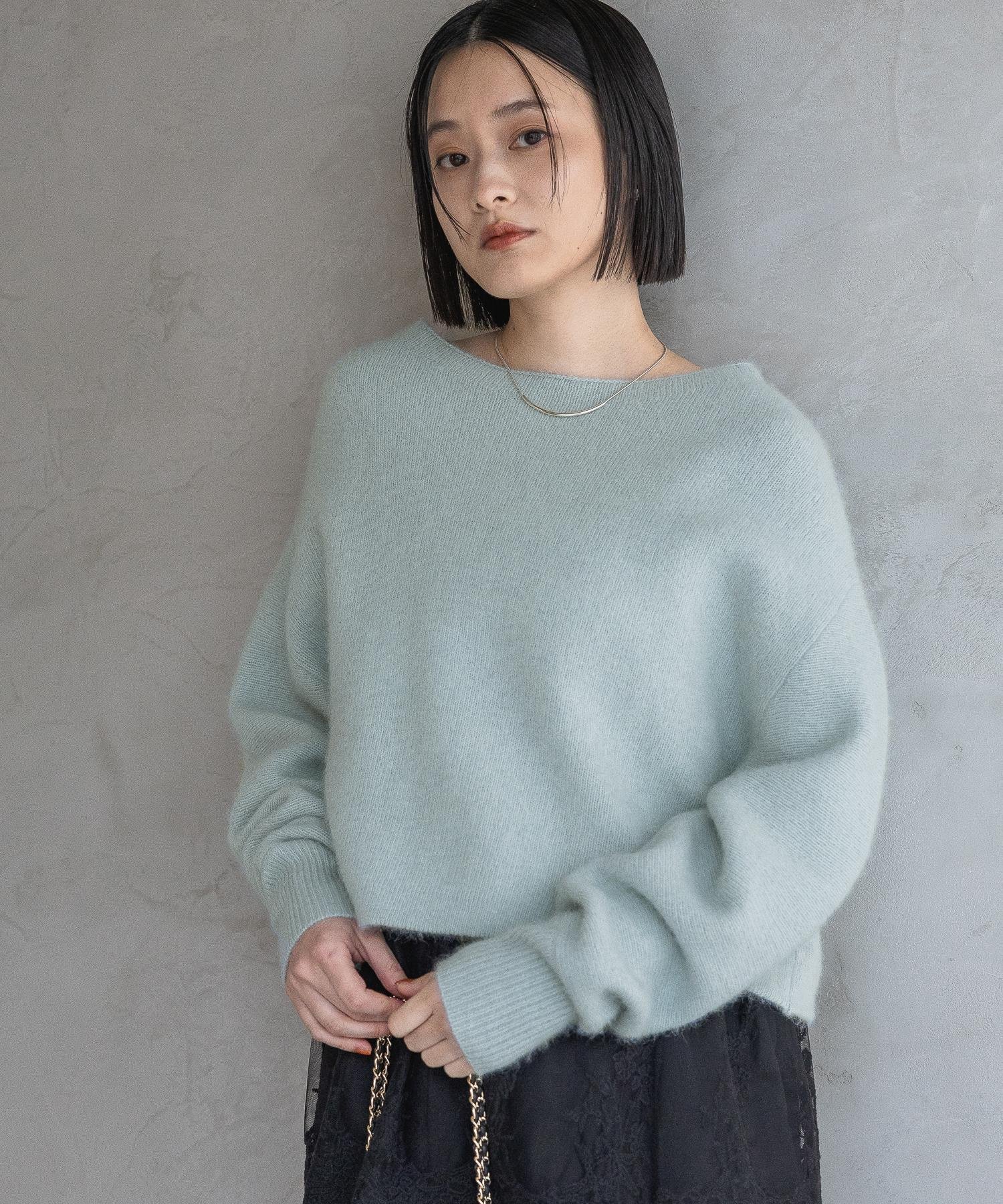 A part by｜CNラクーンコンボートネックプルオーバーニット | Rakuten