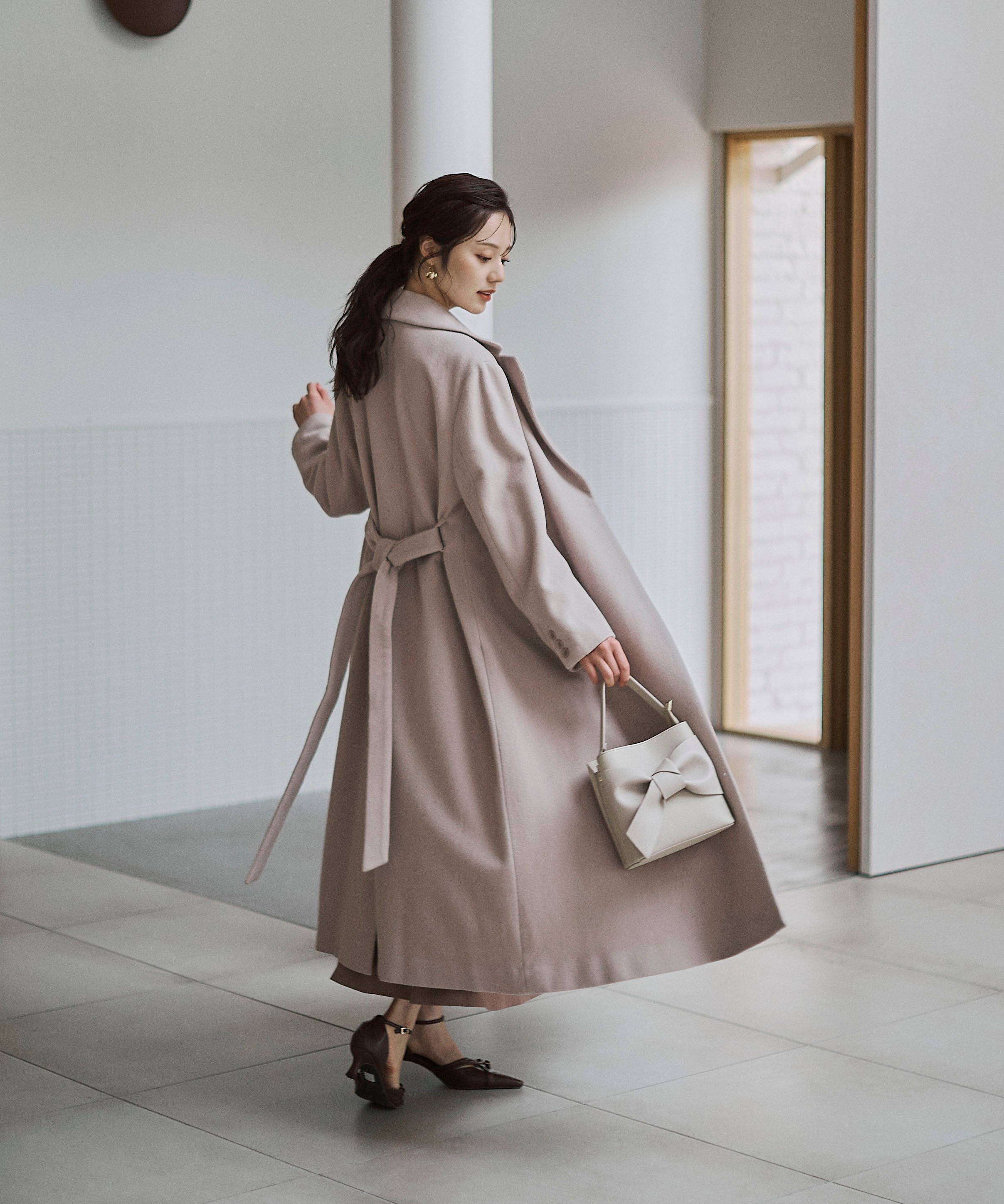 PROPORTION BODY DRESSING｜ベルテッドレディーコート 25AW | Rakuten