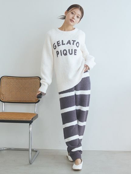 gelato pique｜パウダーロゴジャガードプルオーバー&ロングパンツ