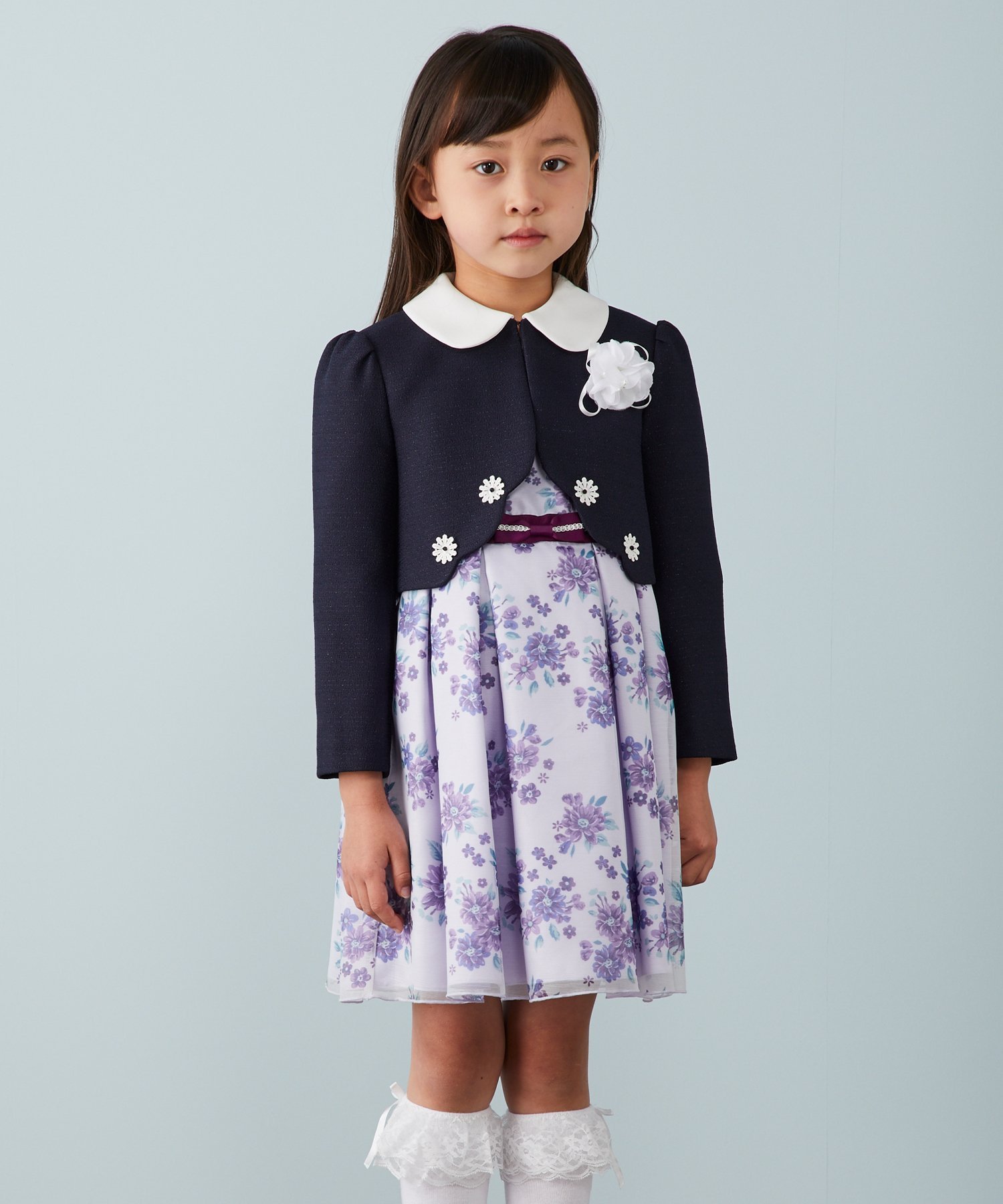 ROBE｜入学式 スーツ 女の子 卒園式 ボレロワンピース フォーマル