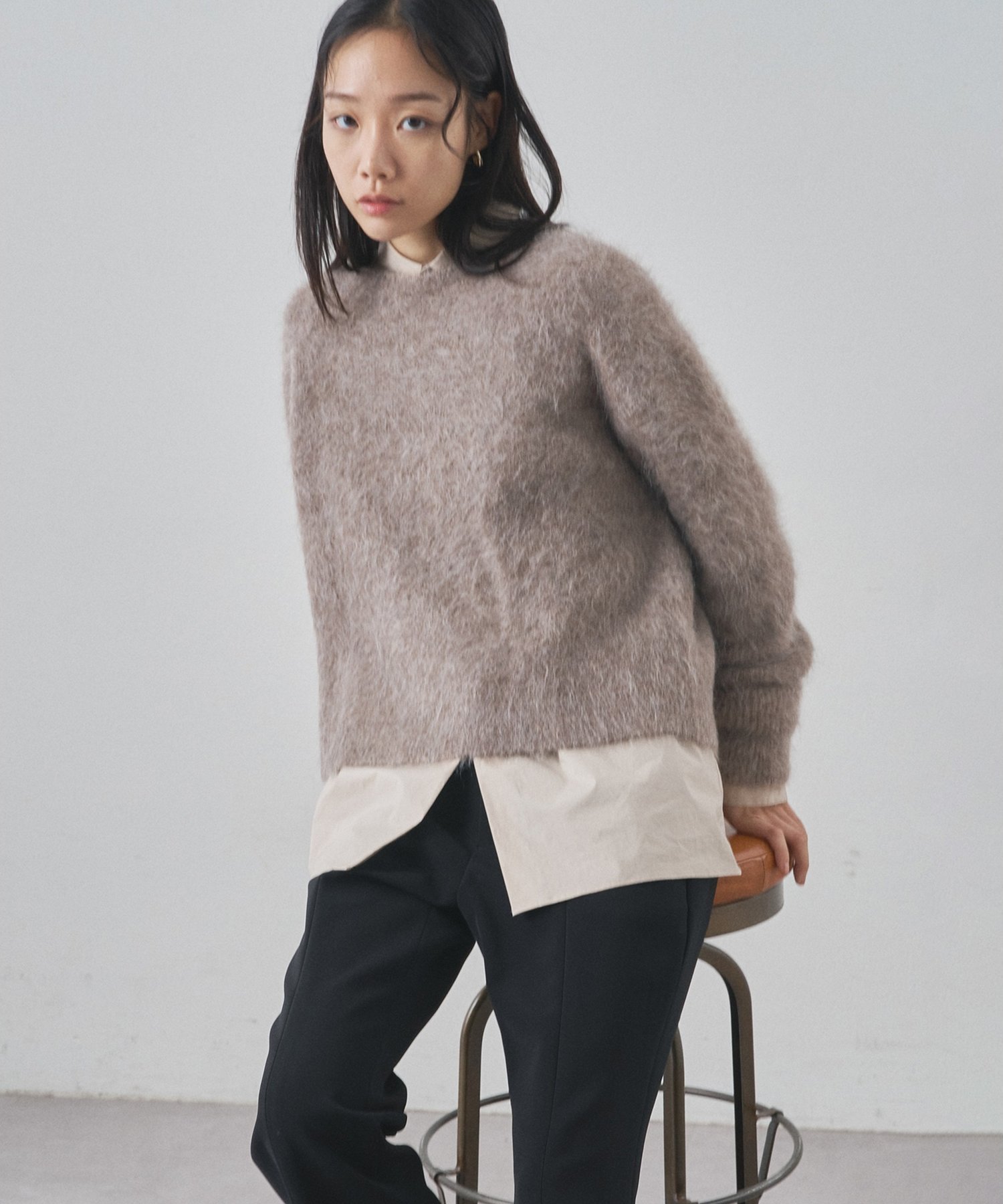 Whim Gazette｜スーリーアルパカクルーネックプルオーバー | Rakuten