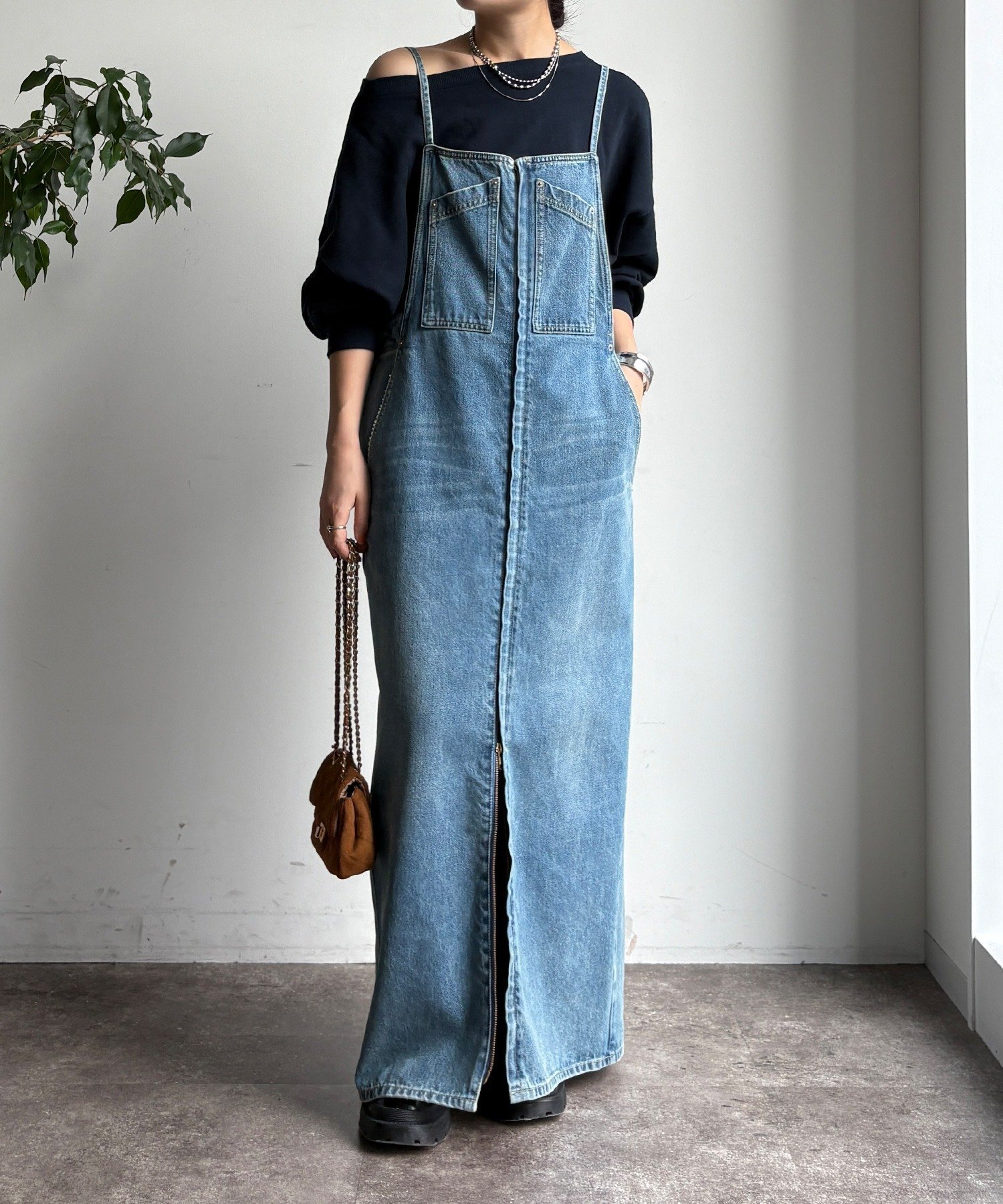 DOUDOU｜デニムキャミジャンスカ | Rakuten Fashion(楽天ファッション