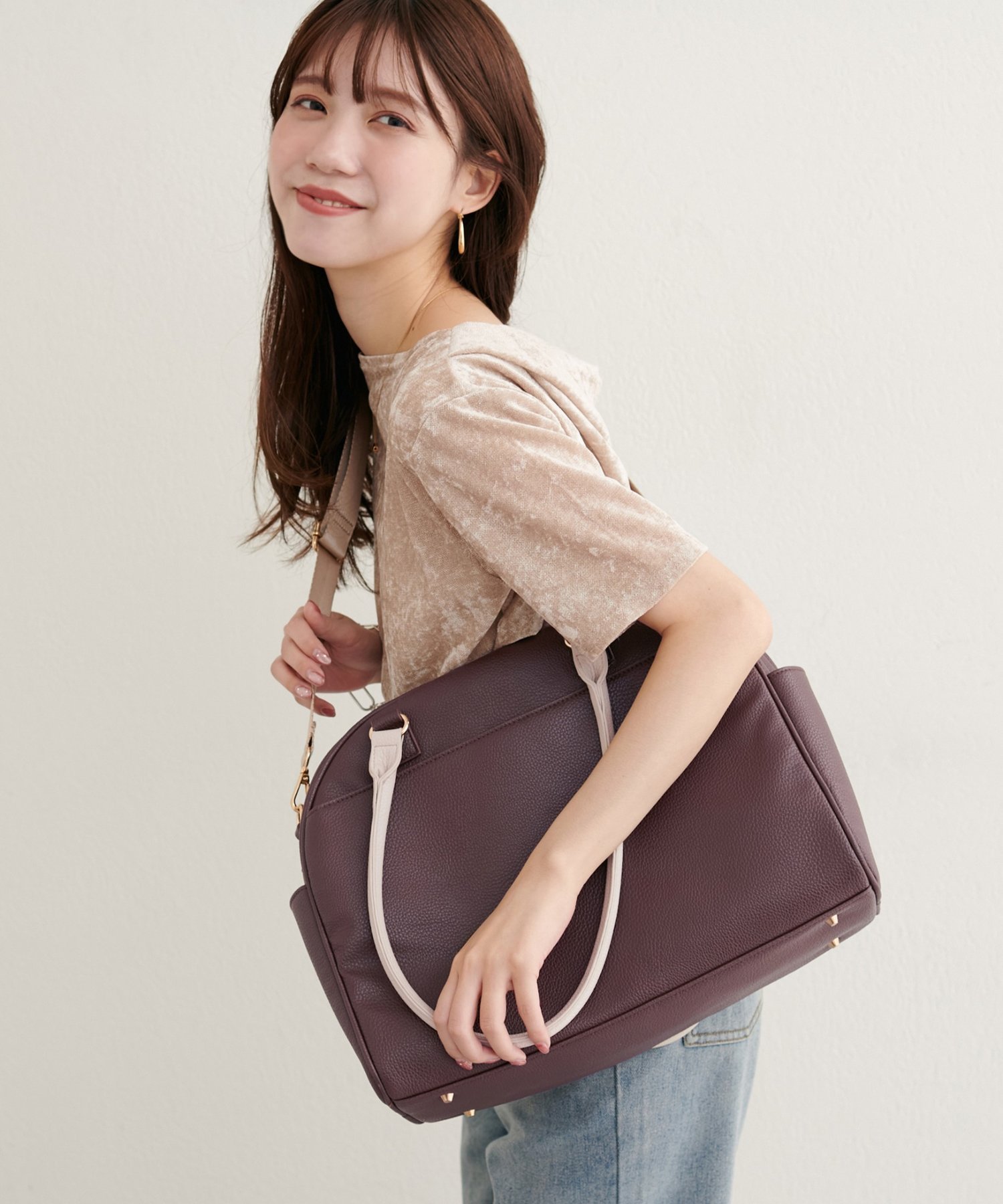 natural couture｜osonoボストンキャリーオンBAG | Rakuten Fashion