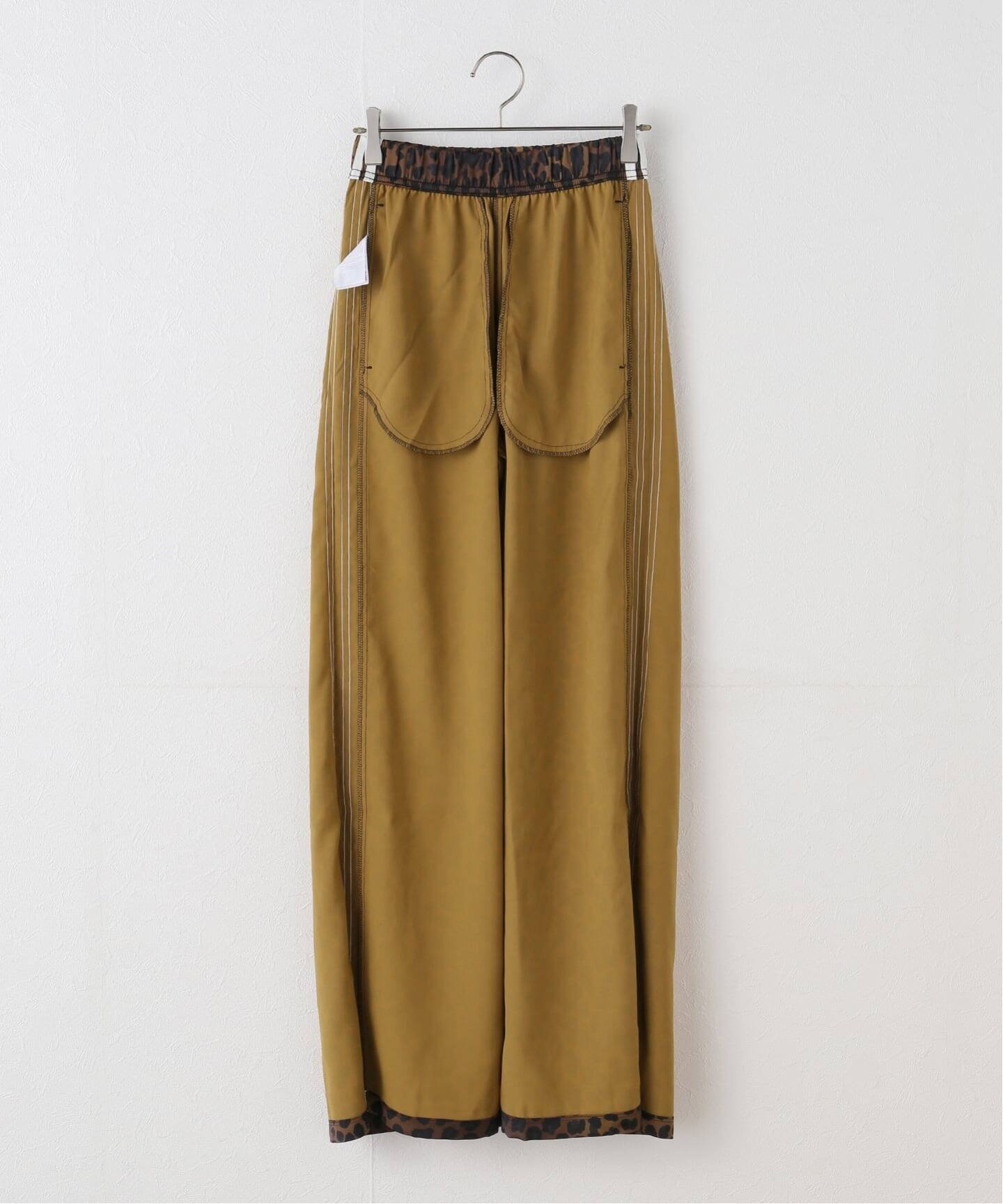 Spick & Span｜adidas / アディダス LEO PRINT WIDE LEG SATIN PANTS