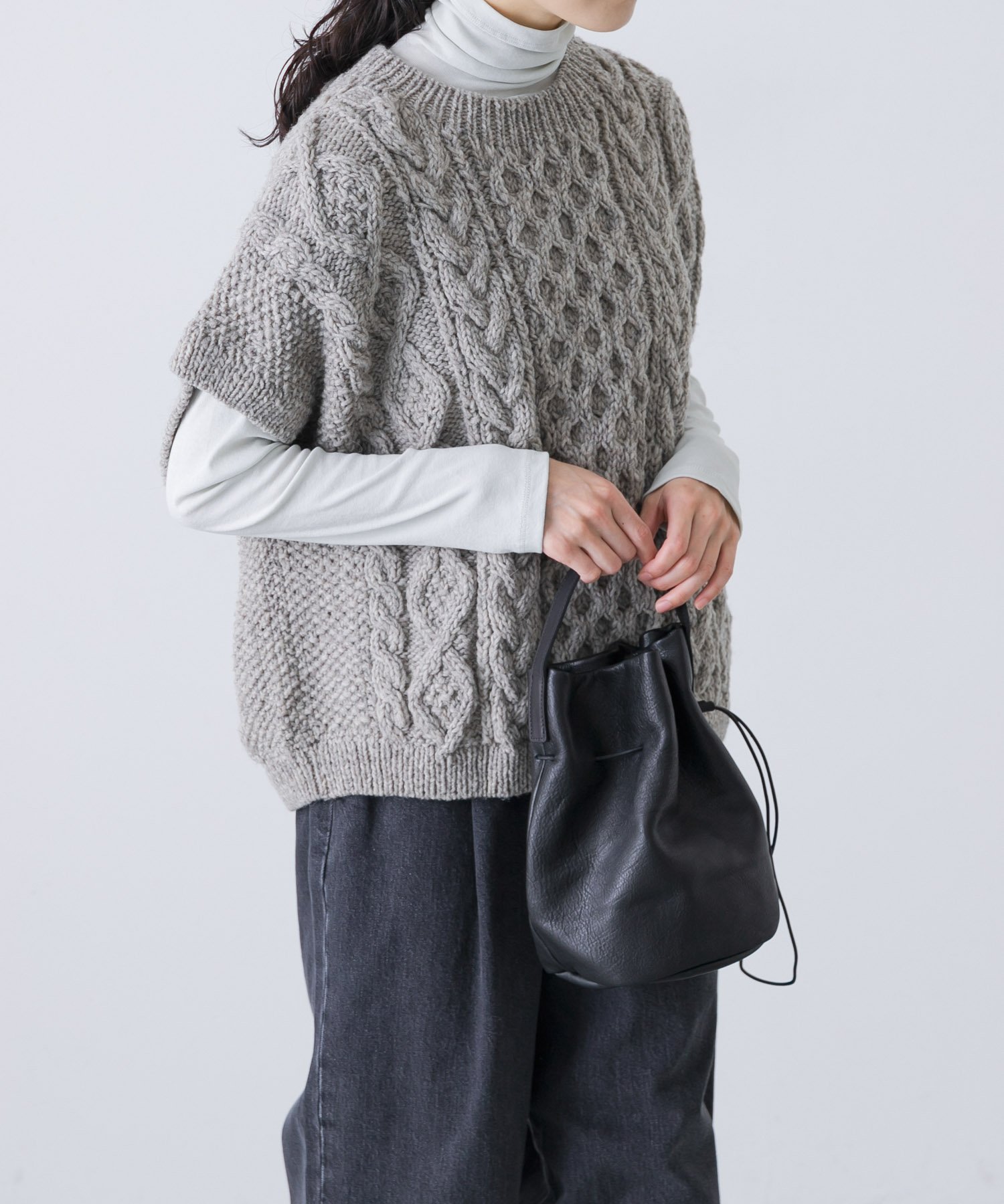 かぐれ｜ペルーアランワイドベスト | Rakuten Fashion(楽天