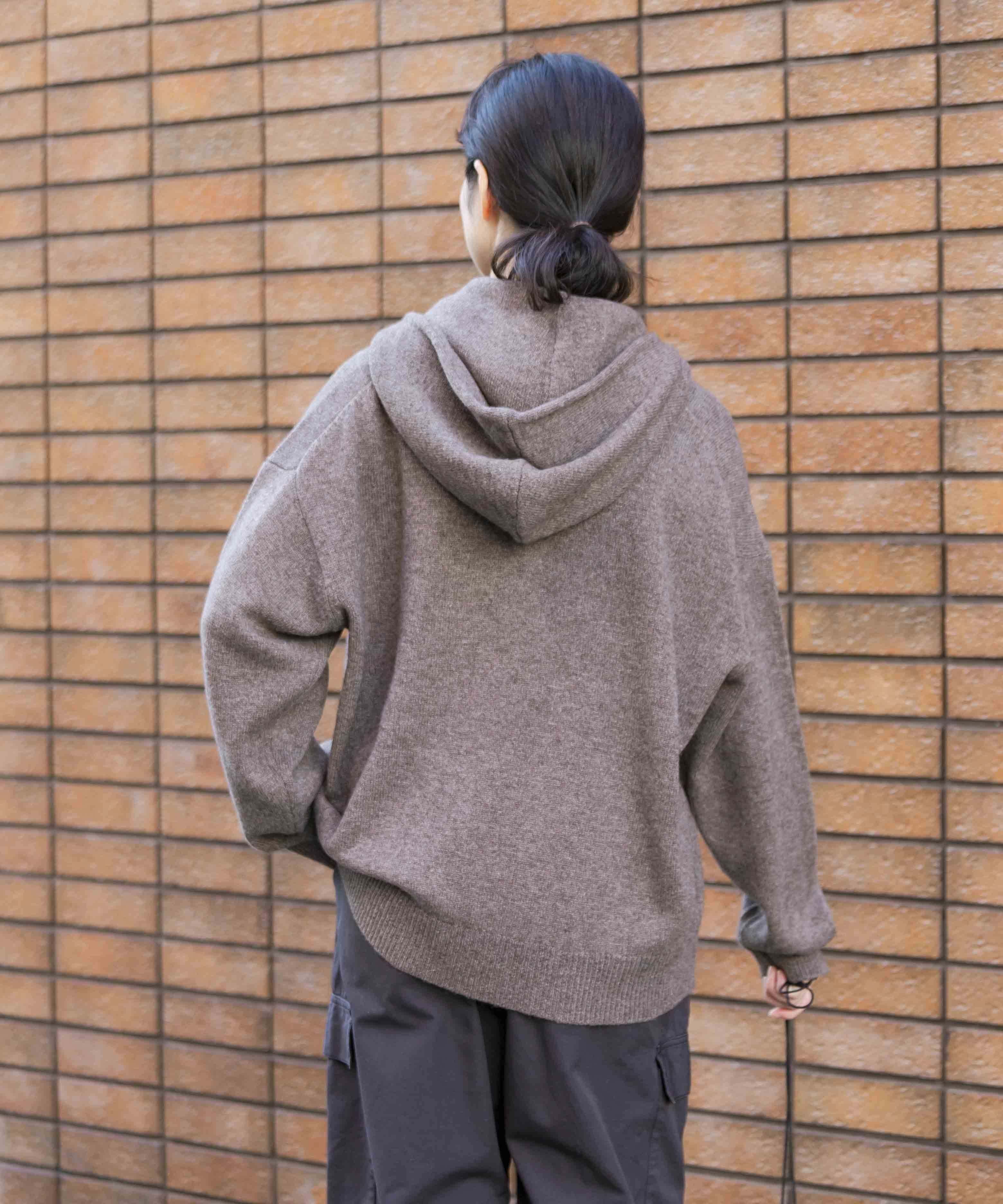 かぐれ｜ヤクウールフードマフラー | Rakuten Fashion(楽天