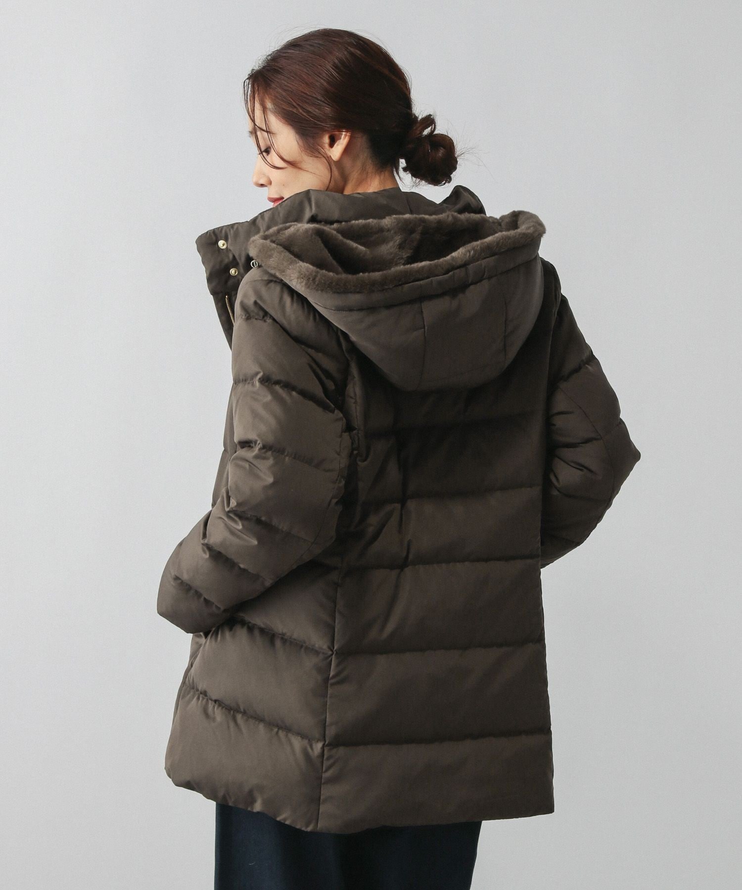 GLOBAL WORK｜ウツクシルエット撥水ダウンコート/497165 | Rakuten