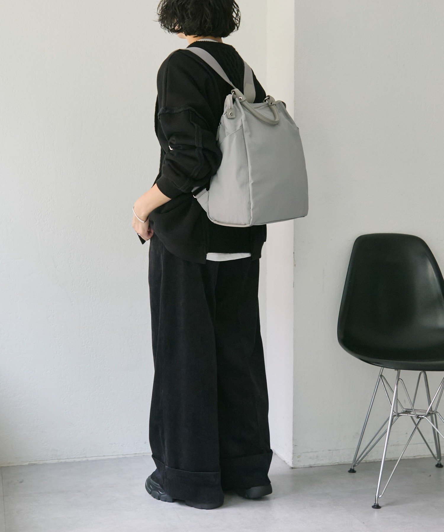 ear PAPILLONNER｜《撥水/A4サイズ対応/リバイバル》スクエアリュック