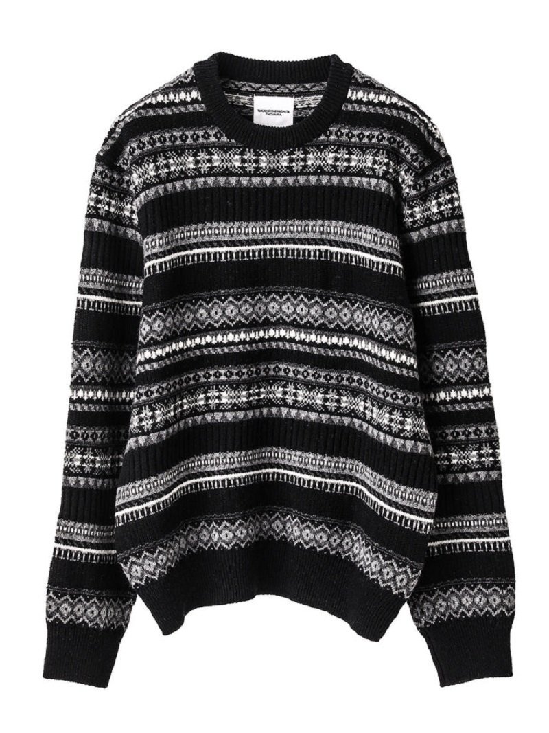 TAKAHIROMIYASHITATheSoloist.｜fair isle crew neck sweater