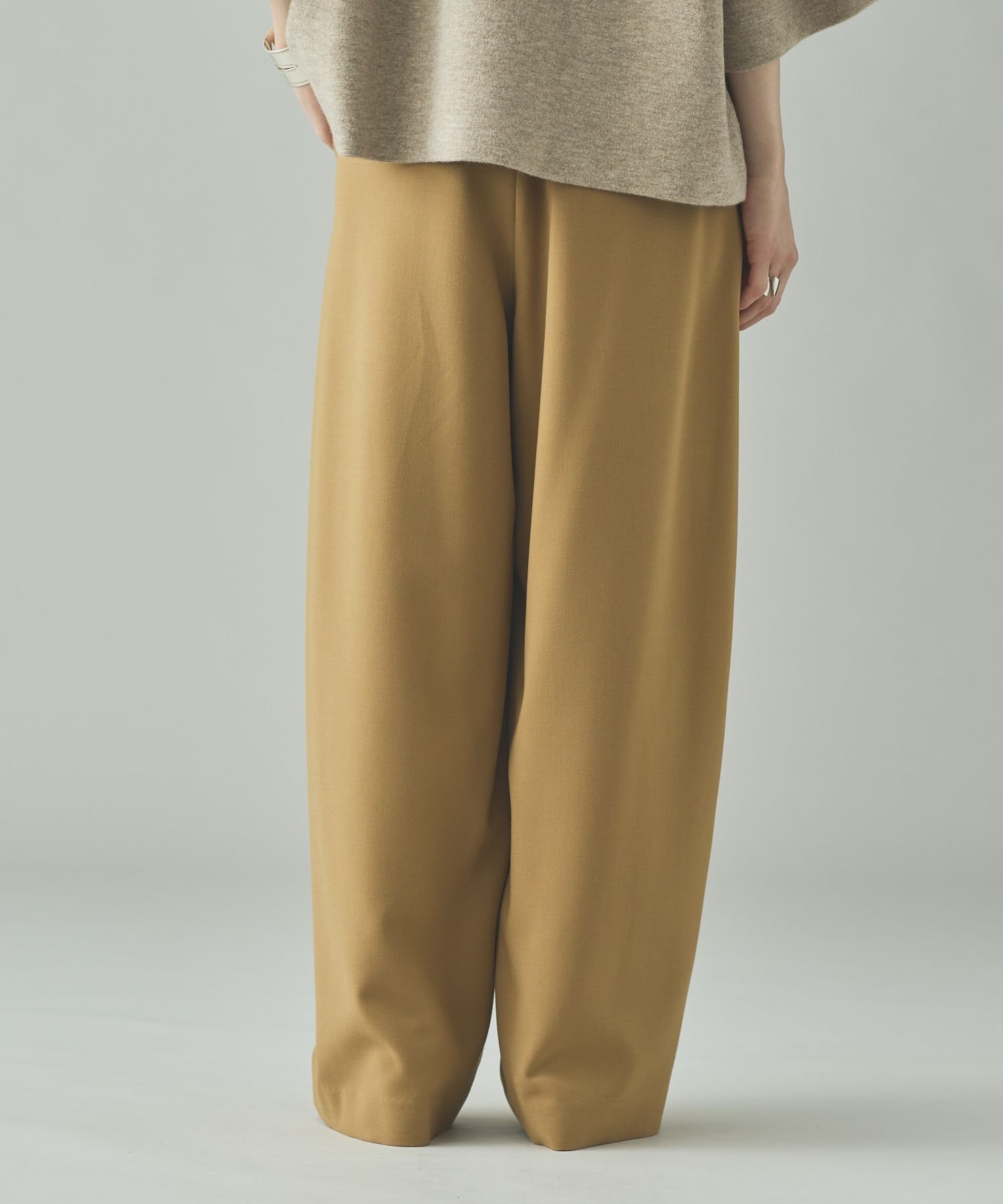 Curensology｜ダブルクロスツータックパンツ | Rakuten Fashion(楽天