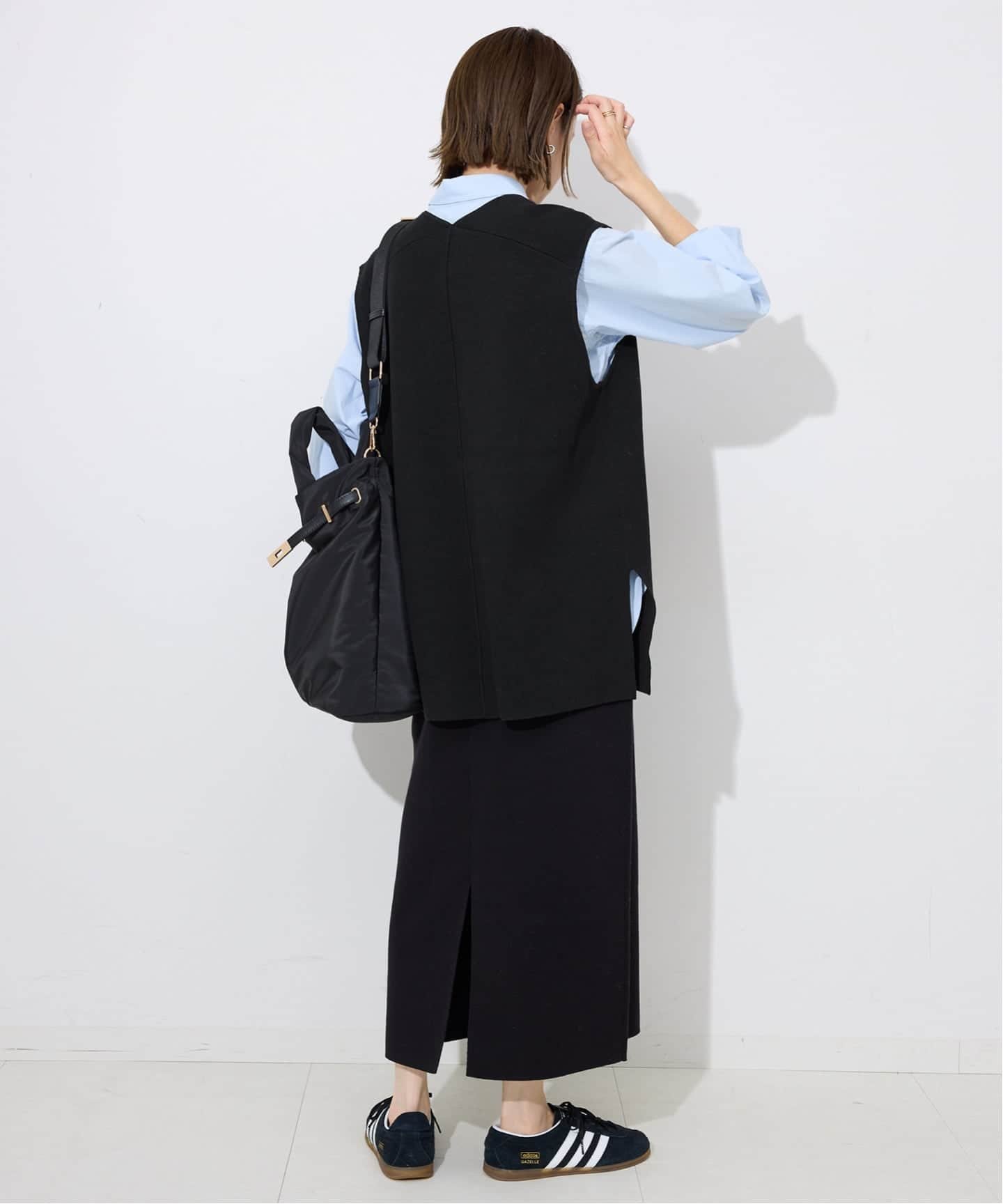 SLOBE IENA｜ダブルフェイスコットンニットベスト | Rakuten Fashion