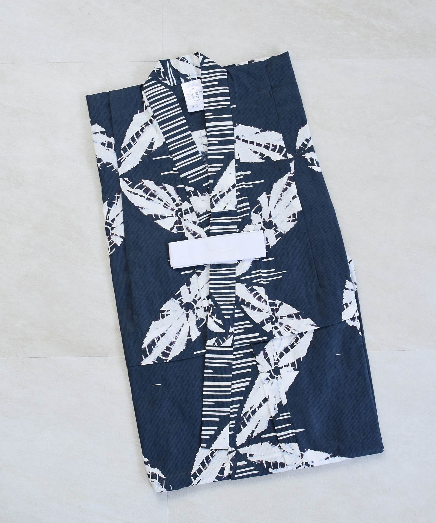 utatane 浴衣 月下美人の鉄紺染分け utatane 浴衣 月下美人の鉄紺