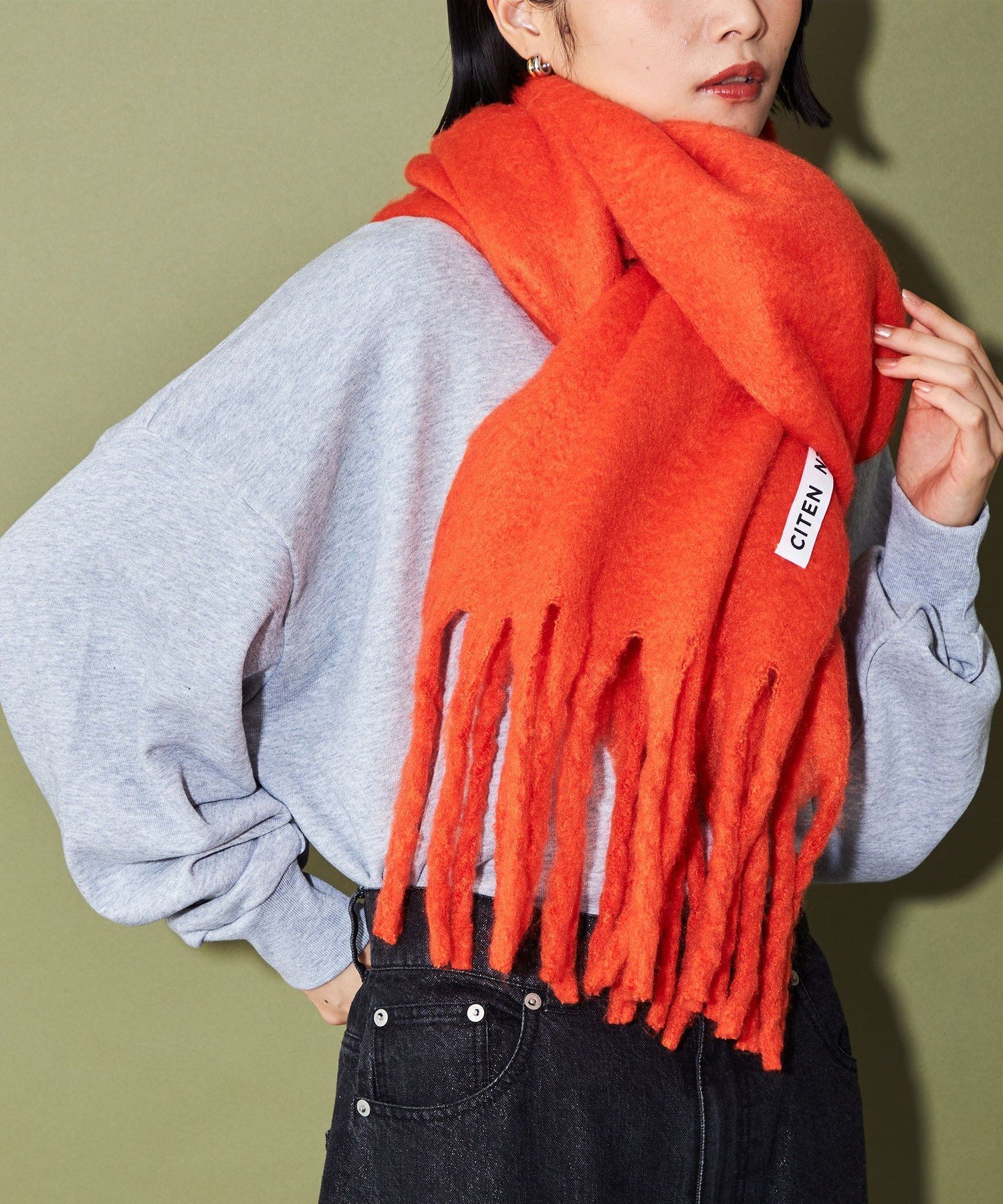 新品 UNITED ARROWS ストール オレンジ UNITED ARROWS LTD. OUTLET｜<CITEN>プレーンストール | Rakuten