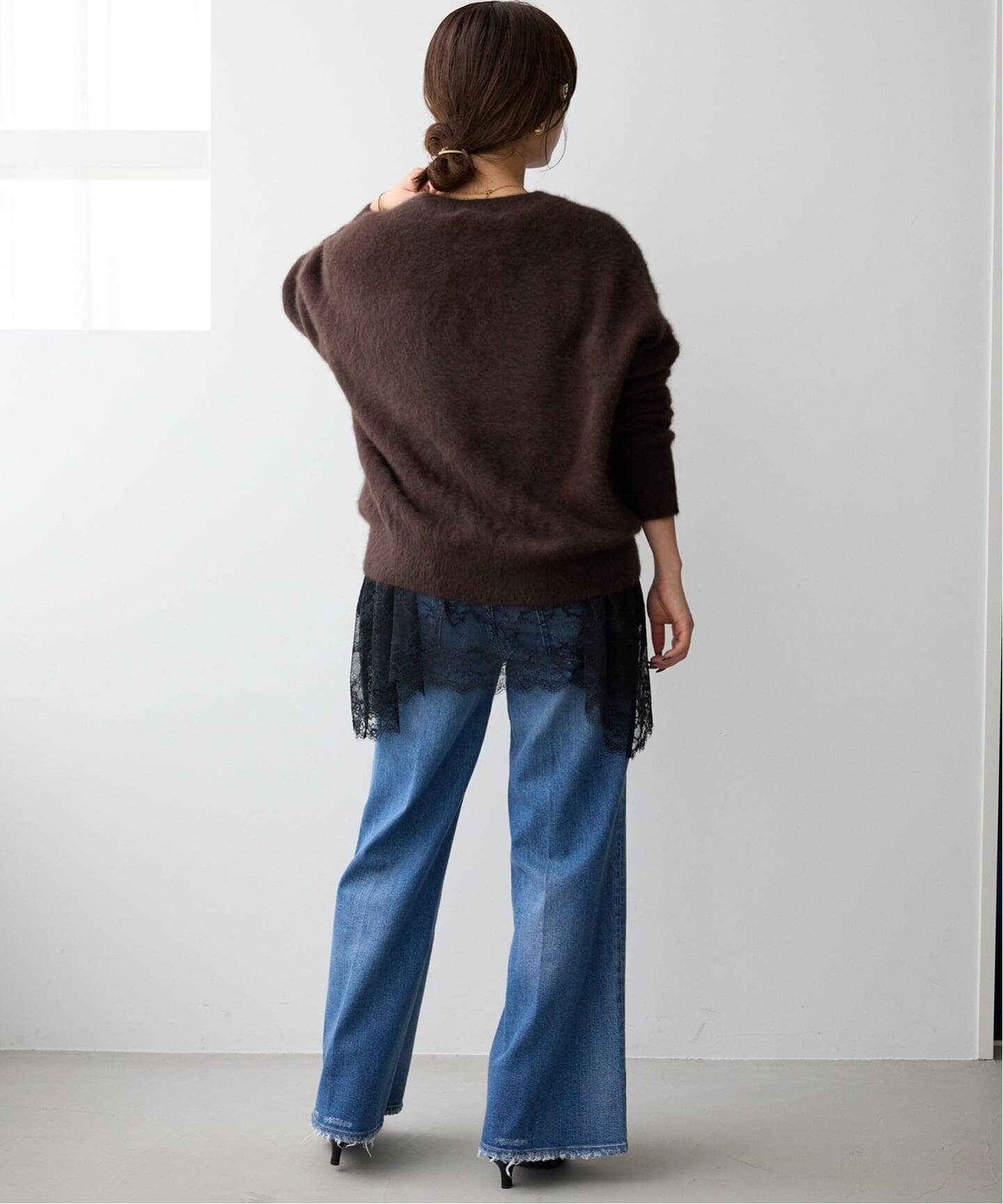 SLOBE IENA｜《WEB限定/追加6予約》レースコンビカットソー | Rakuten