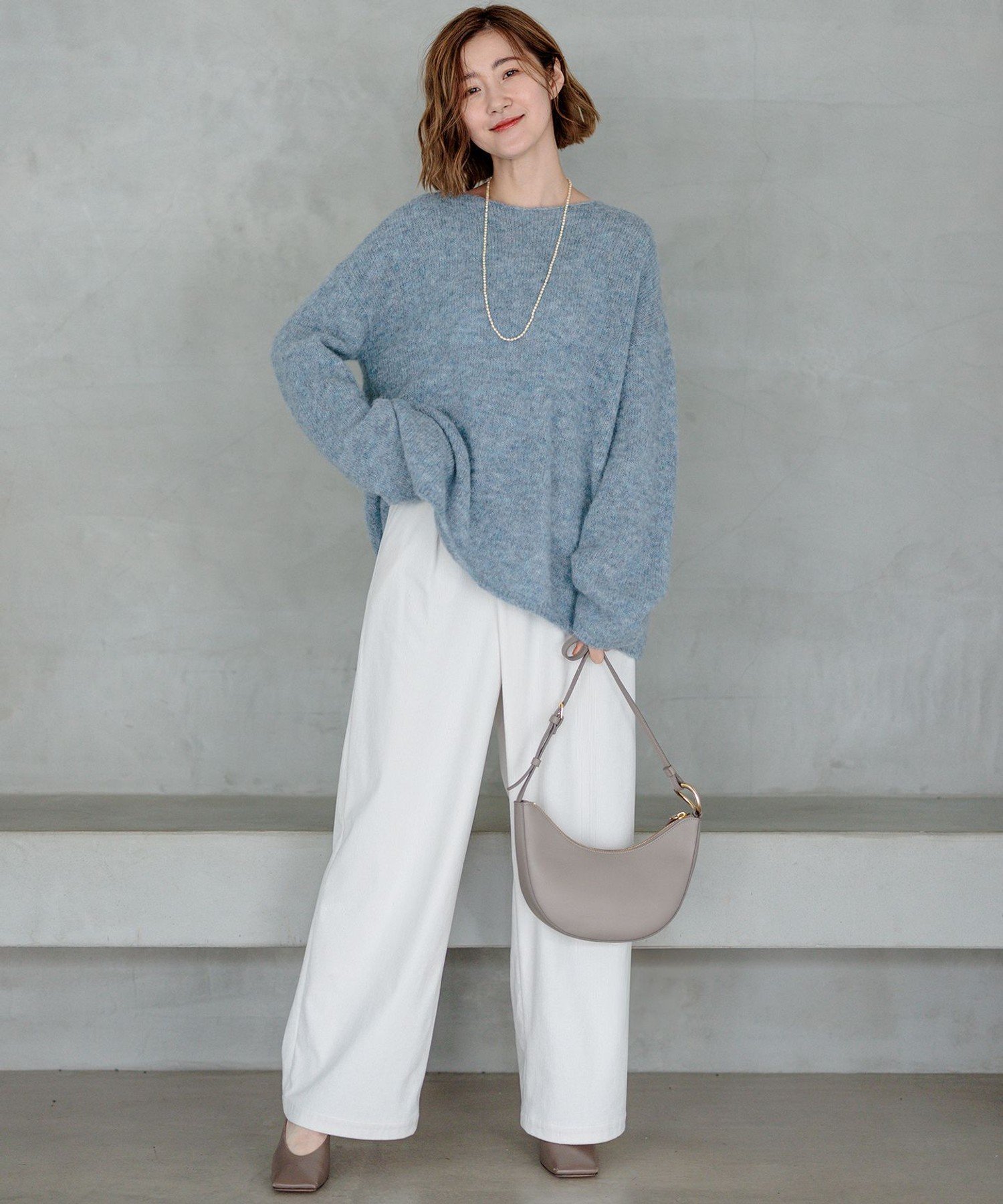 23区｜ブラッシュドアルパカ ニット | Rakuten Fashion(楽天