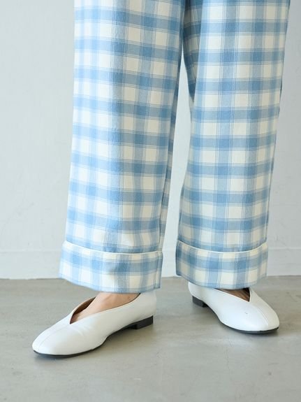 gelato pique｜プレッピーネルチェックロングパンツ | Rakuten Fashion