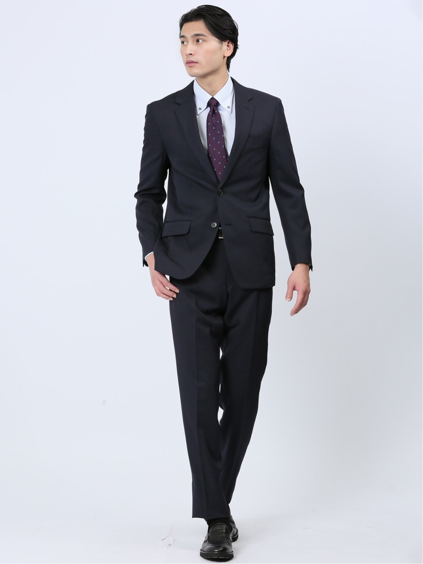 TAKA-Q｜ストレッチウォッシャブル レギュラーフィット 2ボタン2ピース