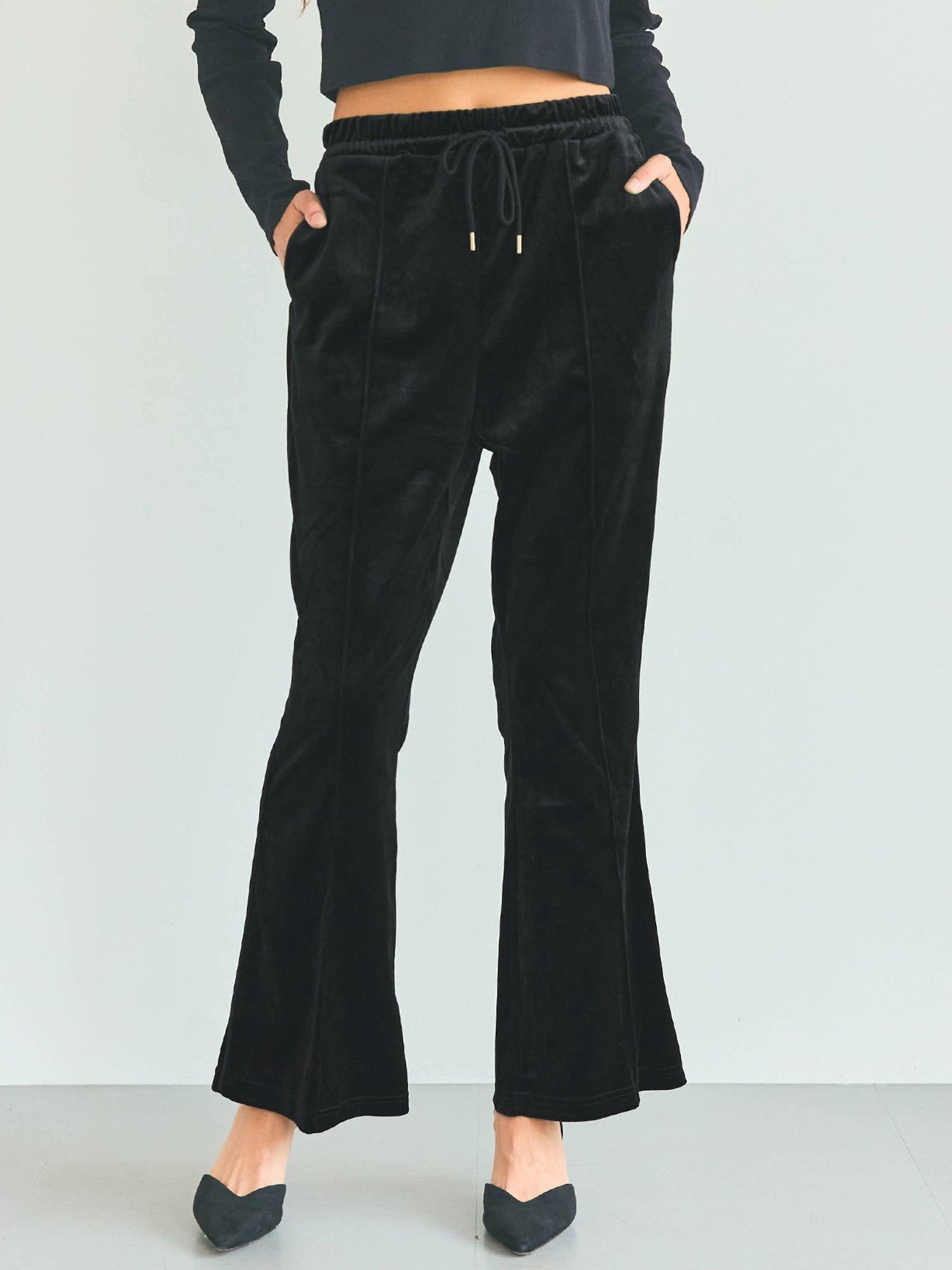 coca｜ベロアフレアラインパンツ | Rakuten Fashion(楽天ファッション