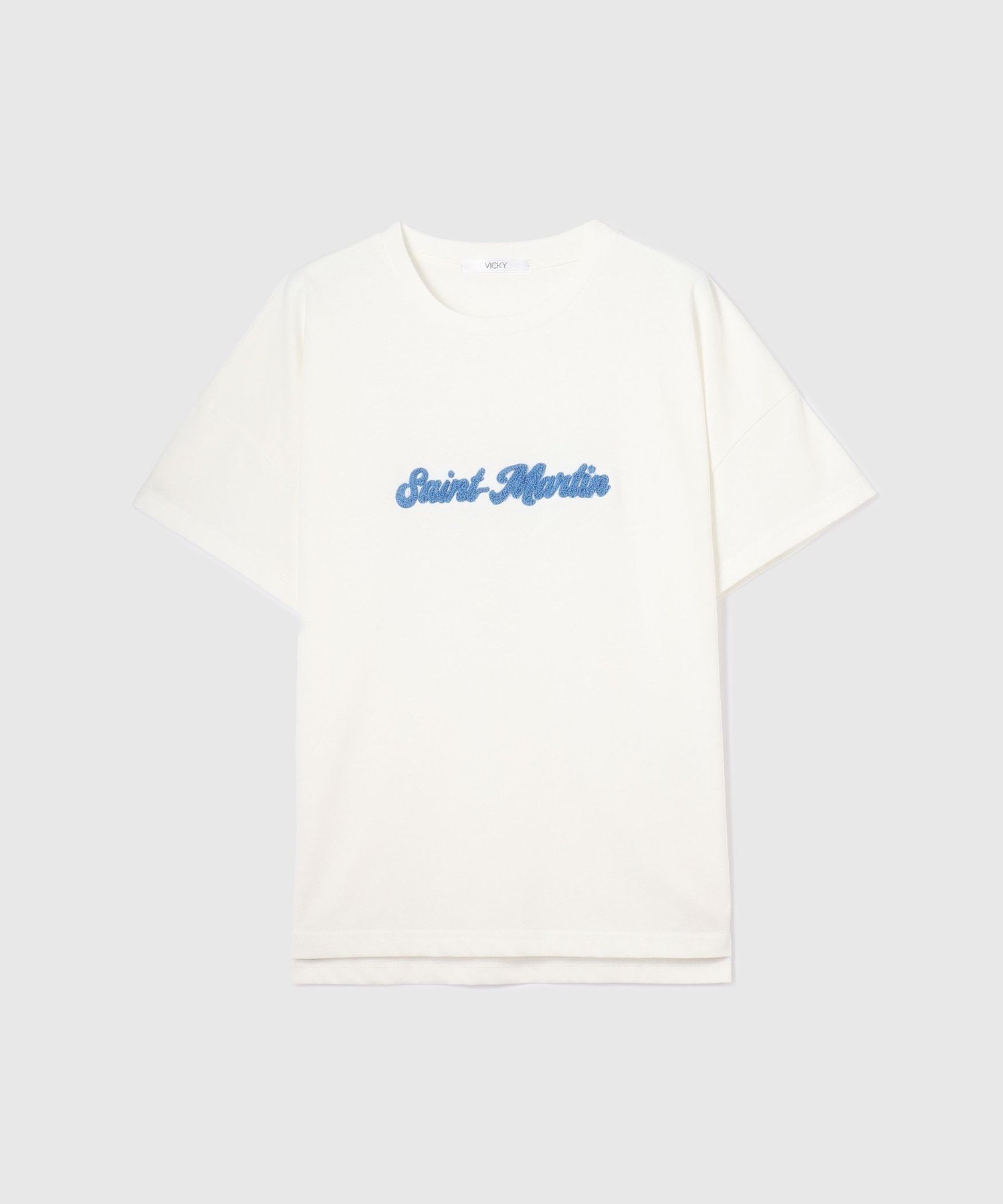 VICKY｜さがら刺繍ロゴTシャツ≪洗濯機で洗える≫ | Rakuten Fashion