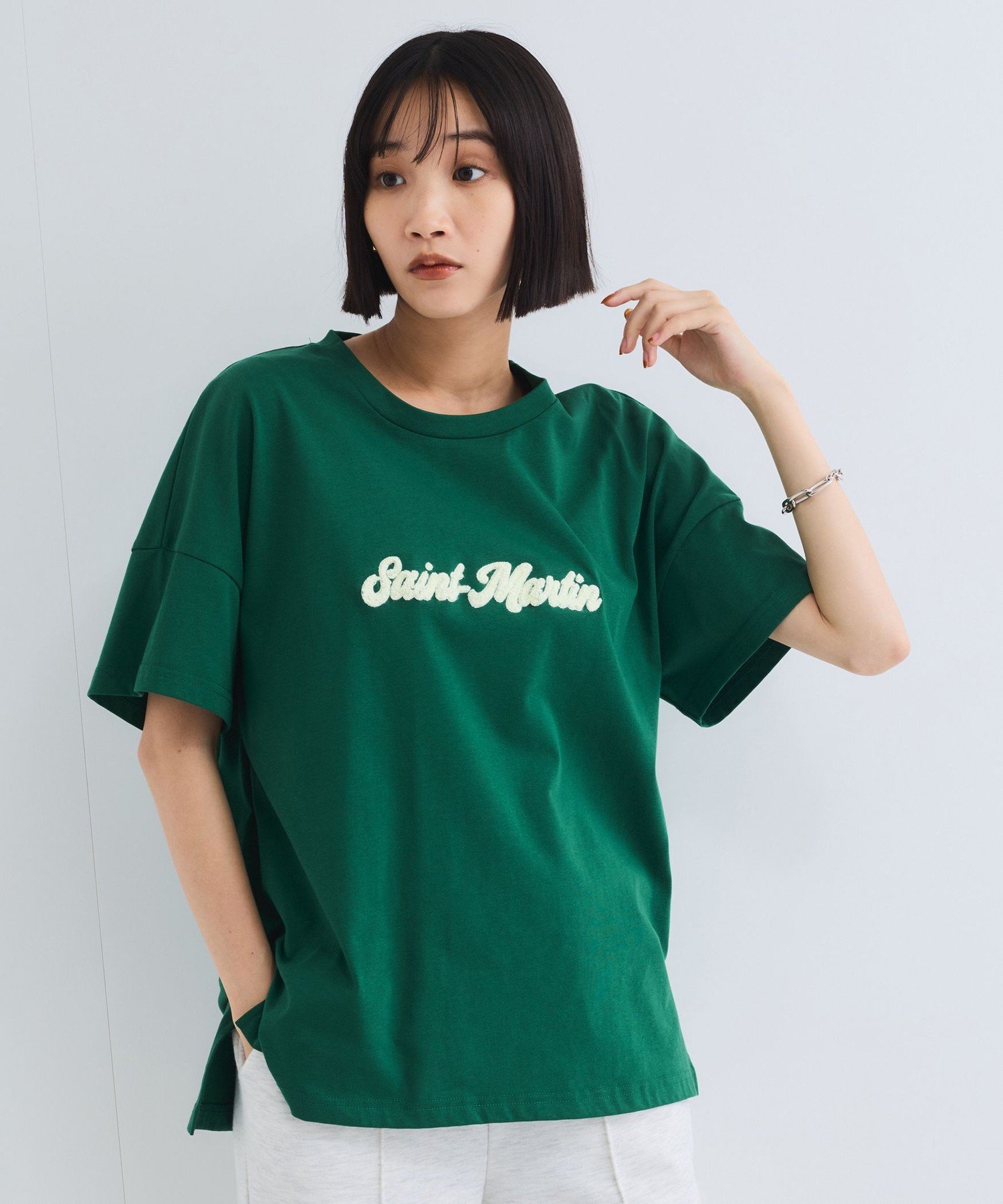 VICKY｜さがら刺繍ロゴTシャツ≪洗濯機で洗える≫ | Rakuten Fashion