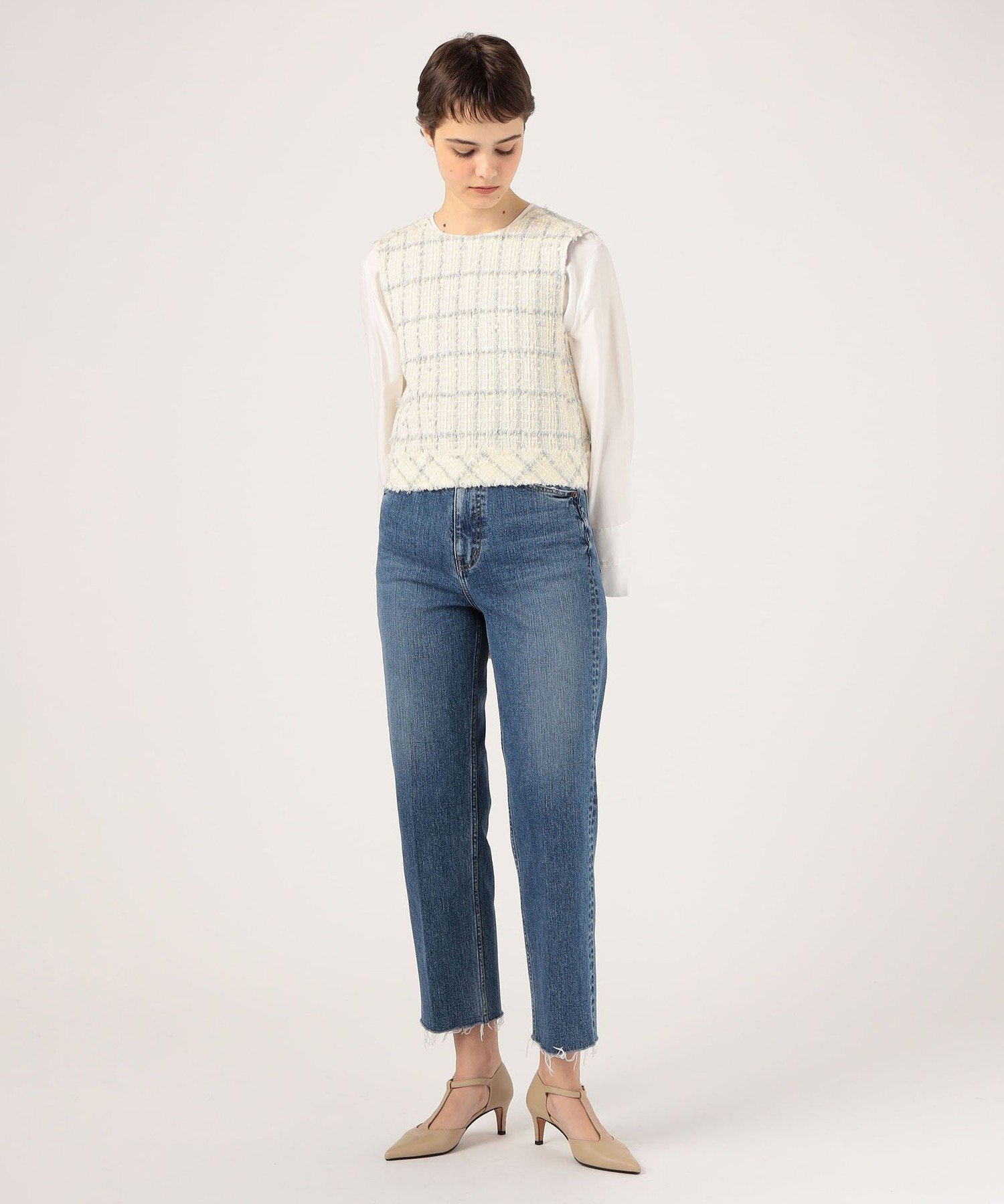 TOMORROWLAND｜【別注】RED CARD TOKYO NEW WESTON CUTOFF デニム