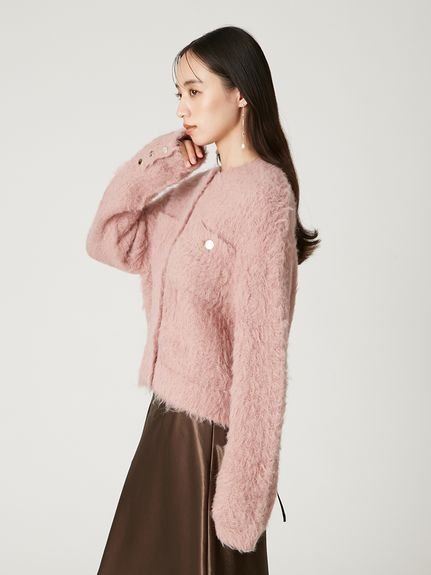 FRAY I.D｜モヘアシャギーニットカーディガン | Rakuten Fashion(楽天