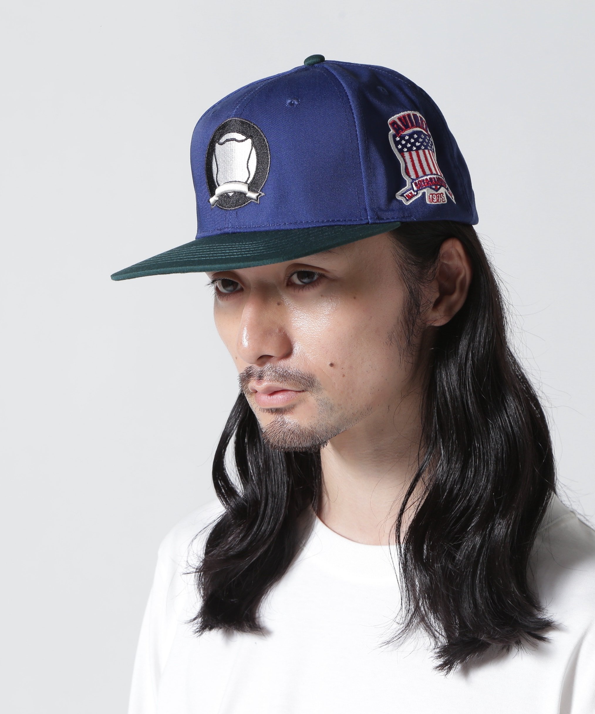 AVIREX｜《AVIREX × EXPANSION》 FLAT VISOR CAP BLUE / フラット