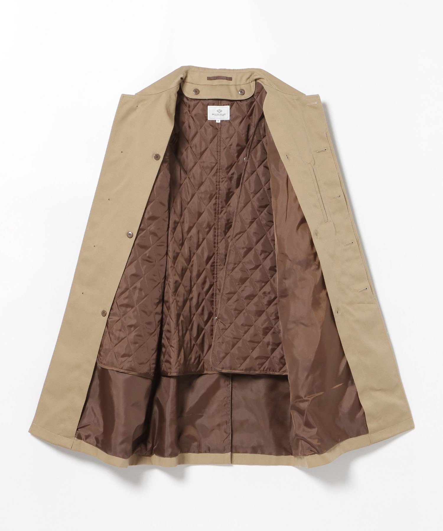 BEAMS HEART｜撥水 ギャバジン ステンカラーコート | Rakuten Fashion