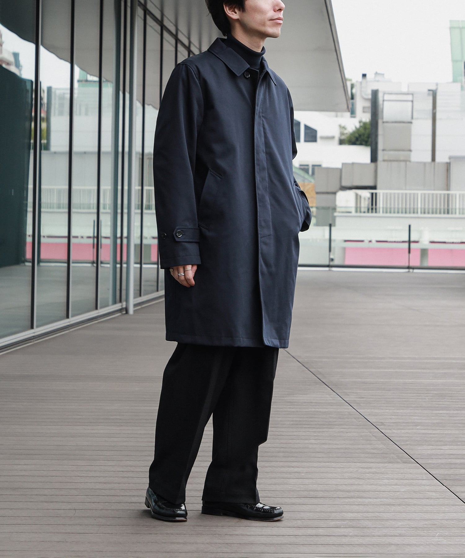 BEAMS HEART｜撥水 ギャバジン ステンカラーコート | Rakuten Fashion