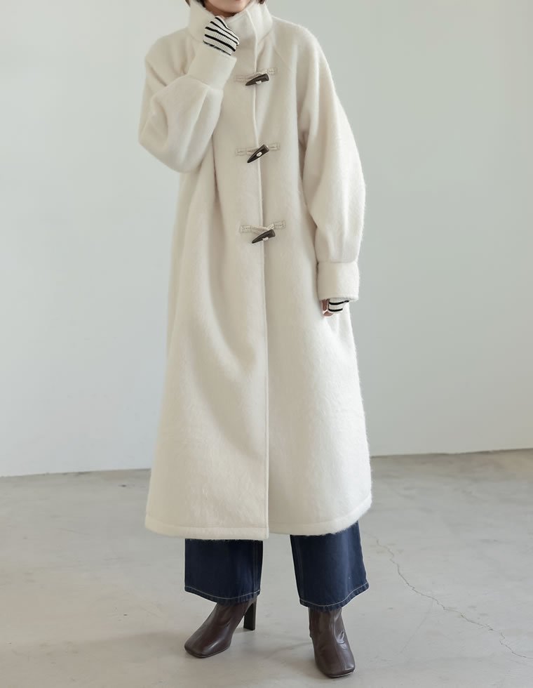 GRACE CONTINENTAL｜ウールカルゼダッフルコート | Rakuten Fashion