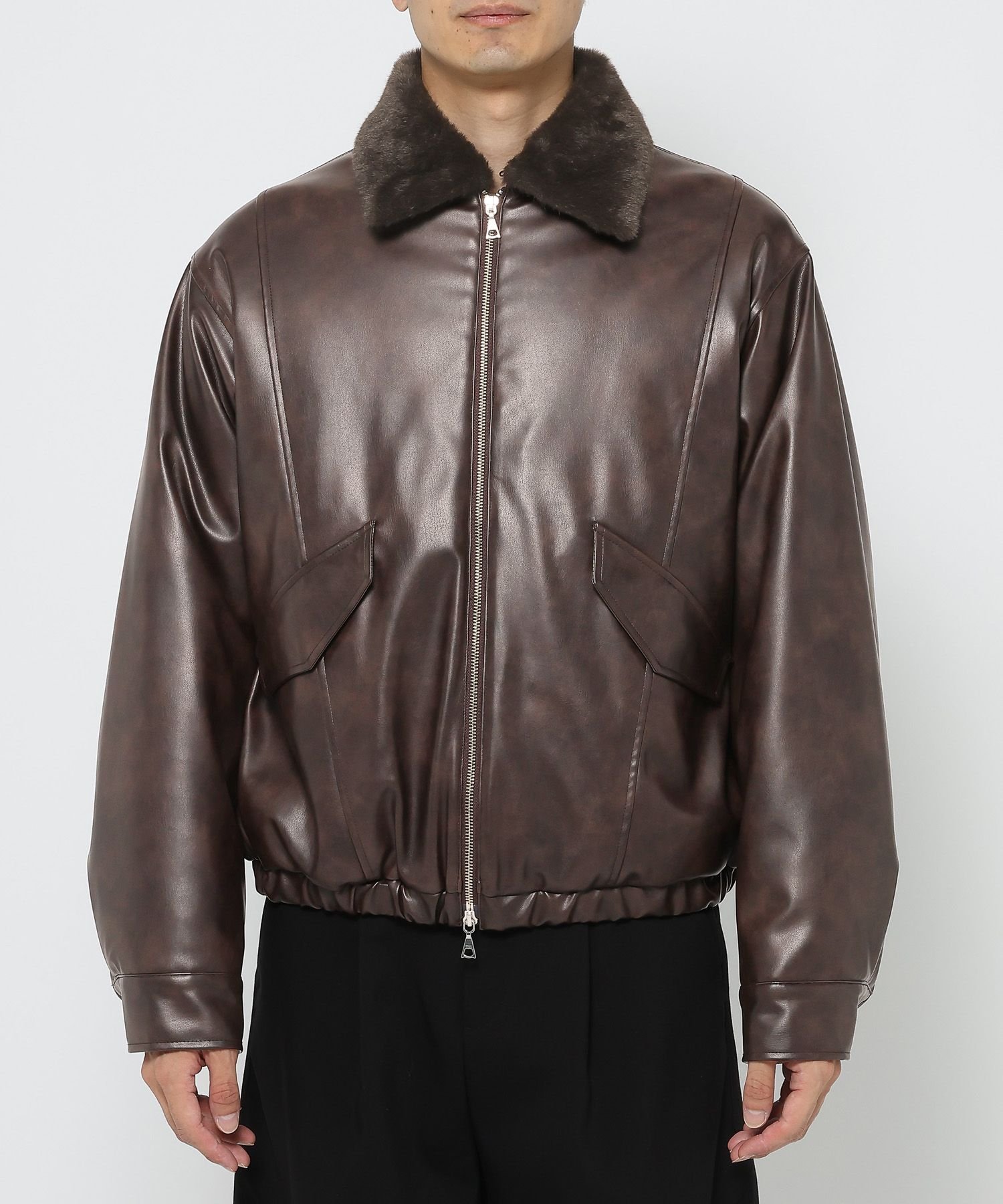 HARE｜エアサーマルエリファーレザーブルゾン | Rakuten Fashion(楽天