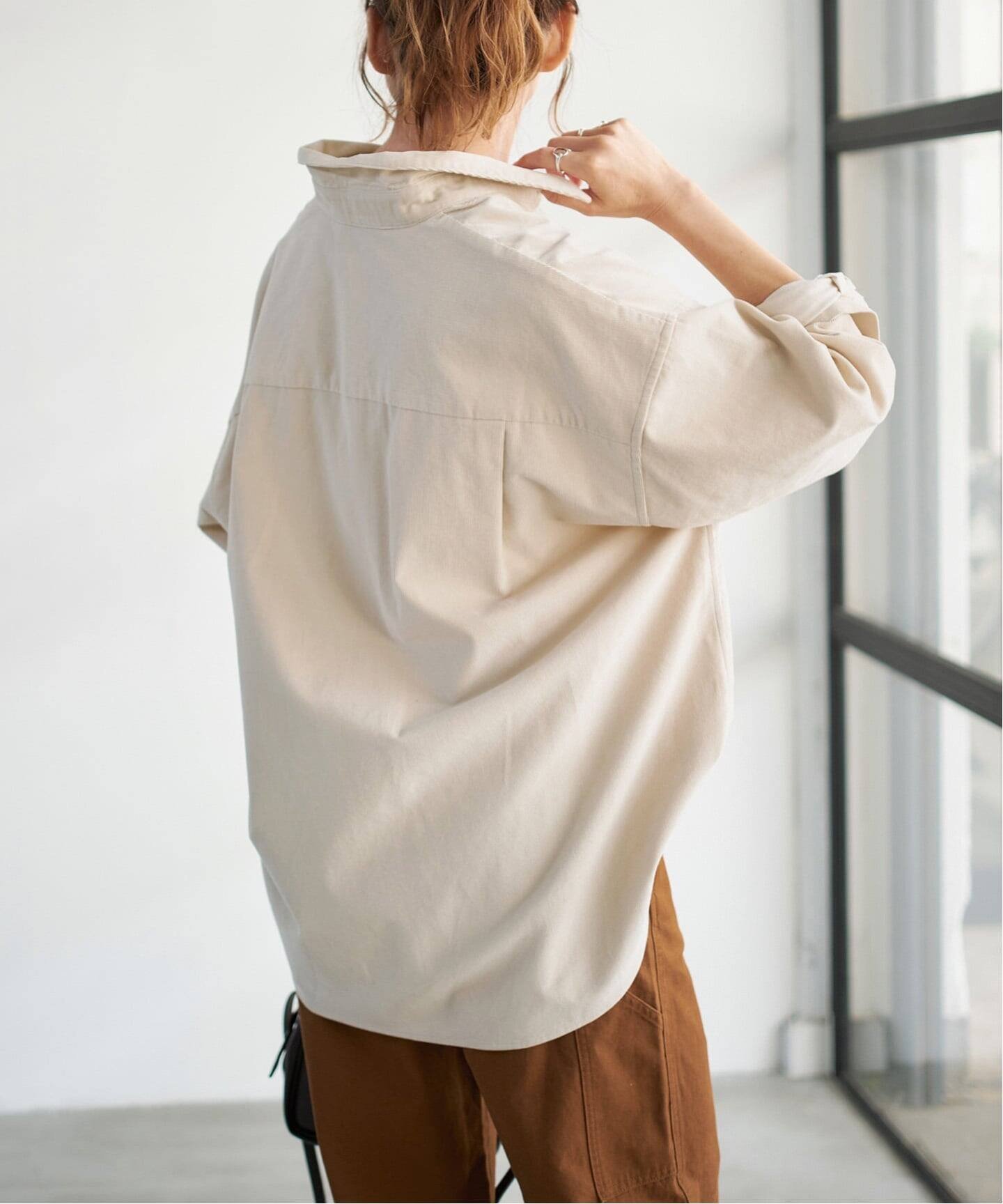 Spick & Span｜《追加》コットンコーデュロイルーズシャツ | Rakuten