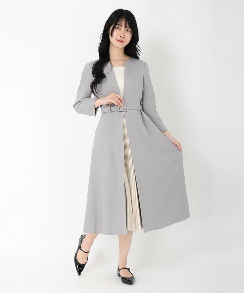 STRAWBERRY-FIELDS｜センタープリーツワンピース | Rakuten Fashion