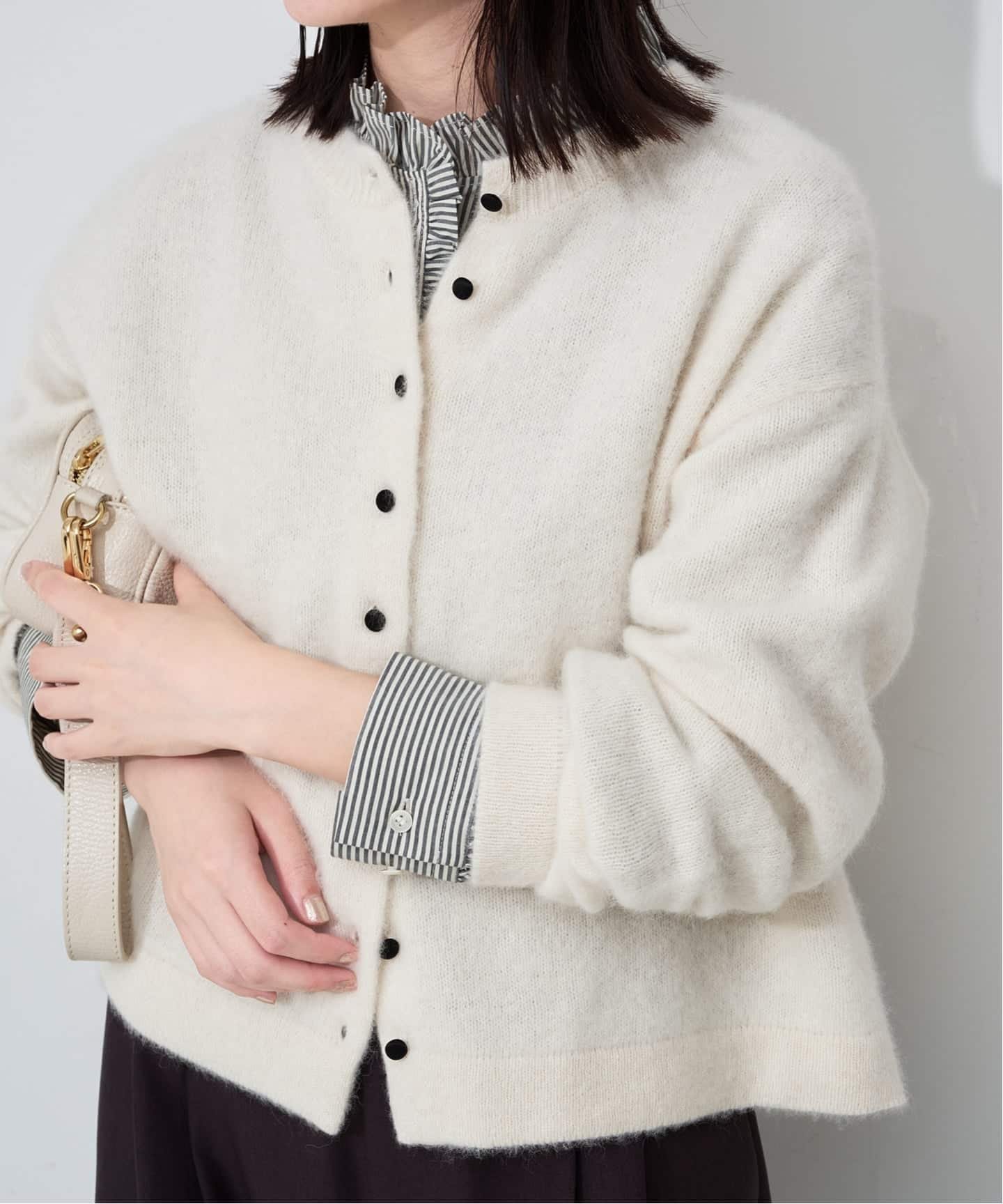 SLOBE IENA｜フォックスアルパカカーディガン | Rakuten Fashion(楽天