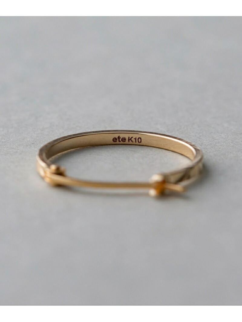 ete｜K10YG クレール カット ピアス | Rakuten Fashion(楽天