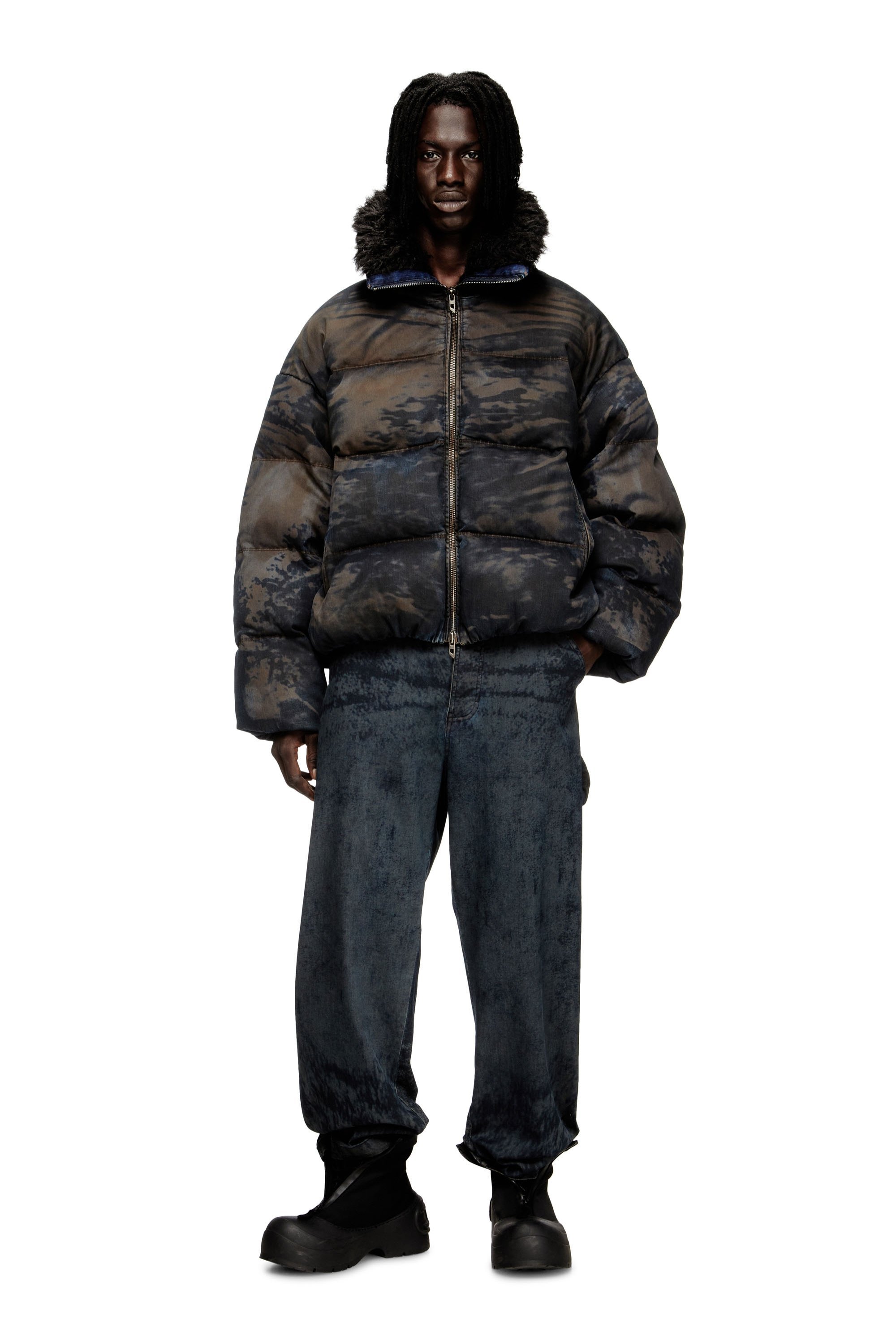 DIESEL｜メンズ パファージャケット W-JOHNS | Rakuten Fashion(楽天