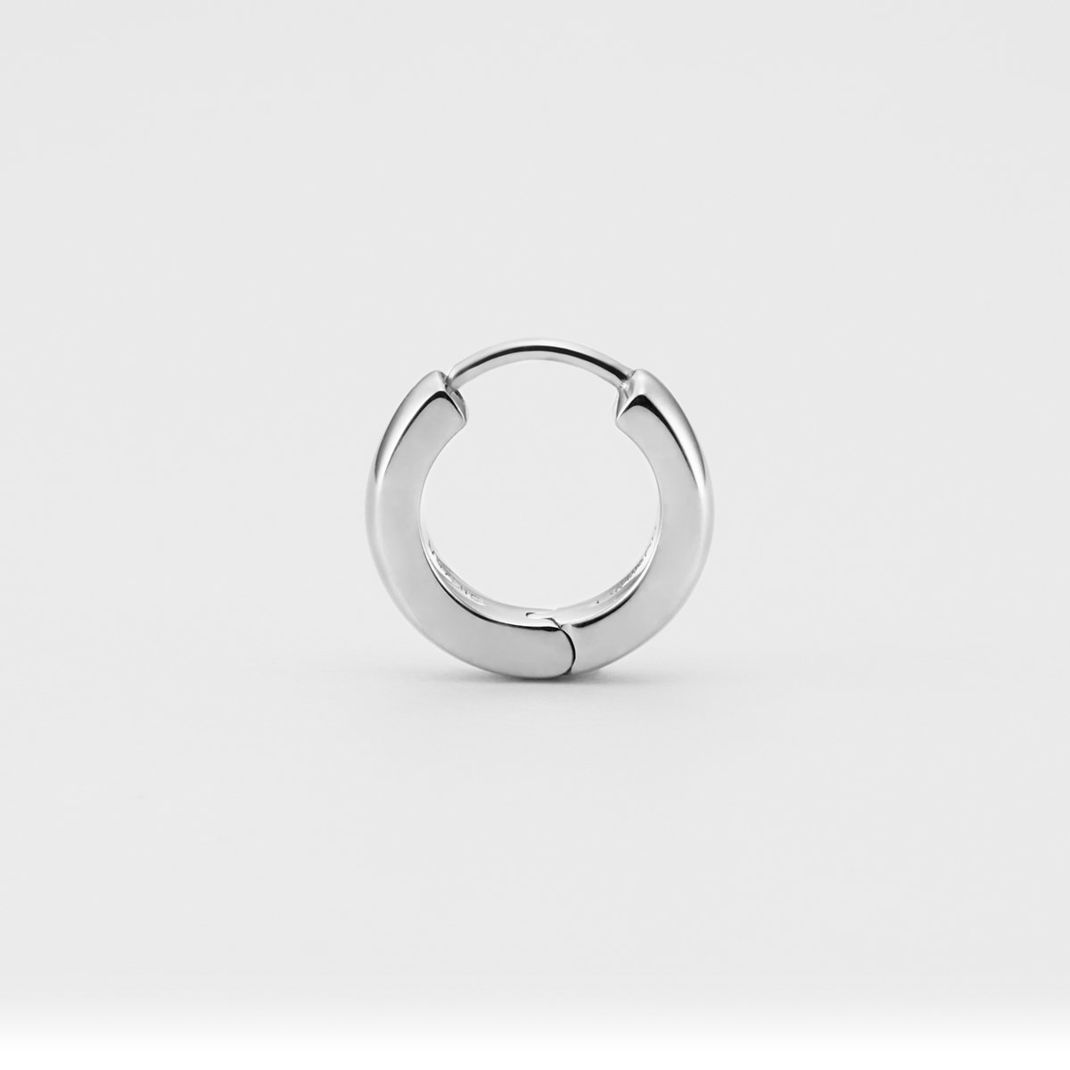 4℃｜【4°C HOMME+】 シルバー フープ ピアス/片耳用 | Rakuten Fashion