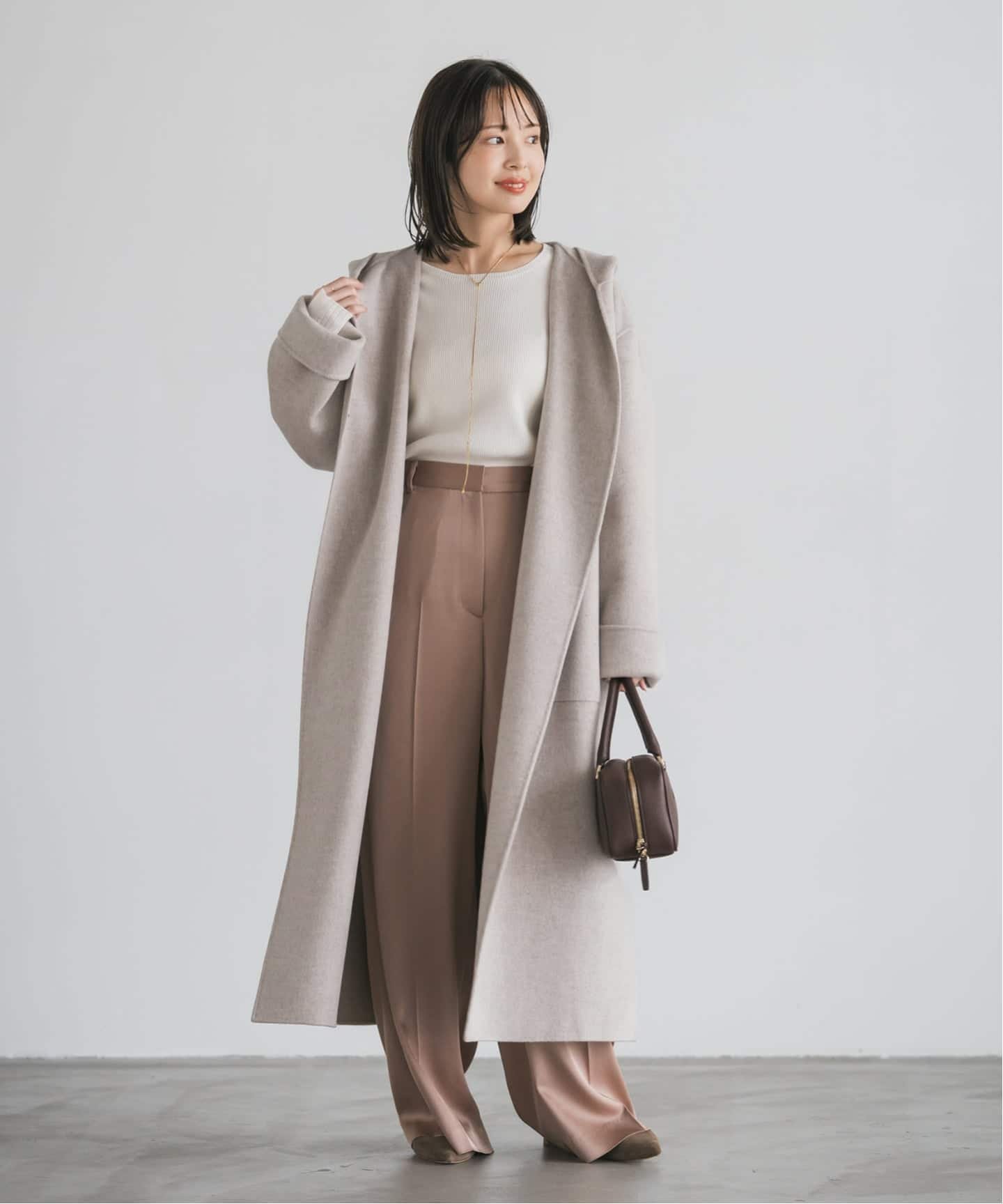 NOBLE｜《追加》Super160sリバーフーディーコート | Rakuten Fashion