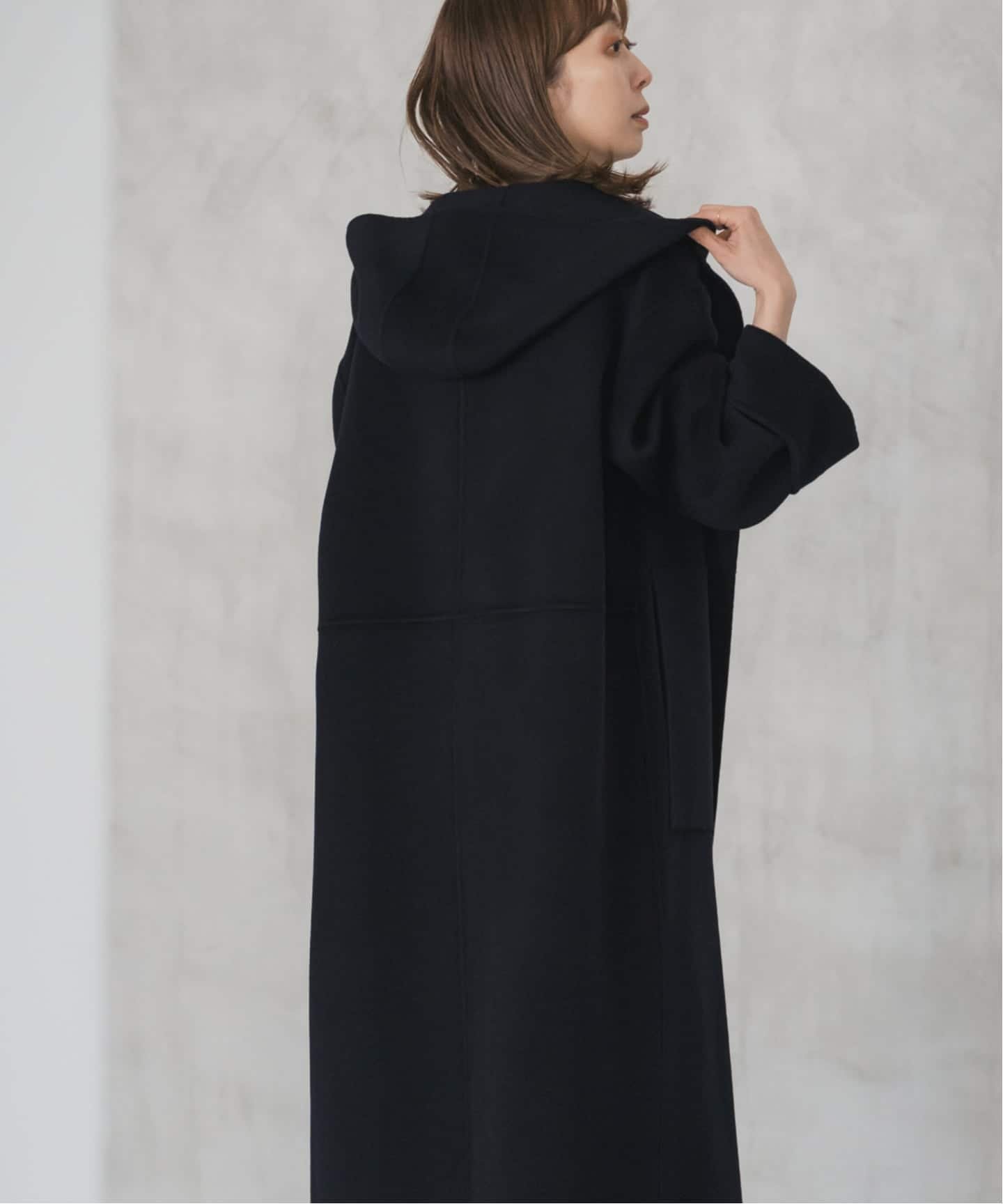 NOBLE｜《追加》Super160sリバーフーディーコート | Rakuten Fashion