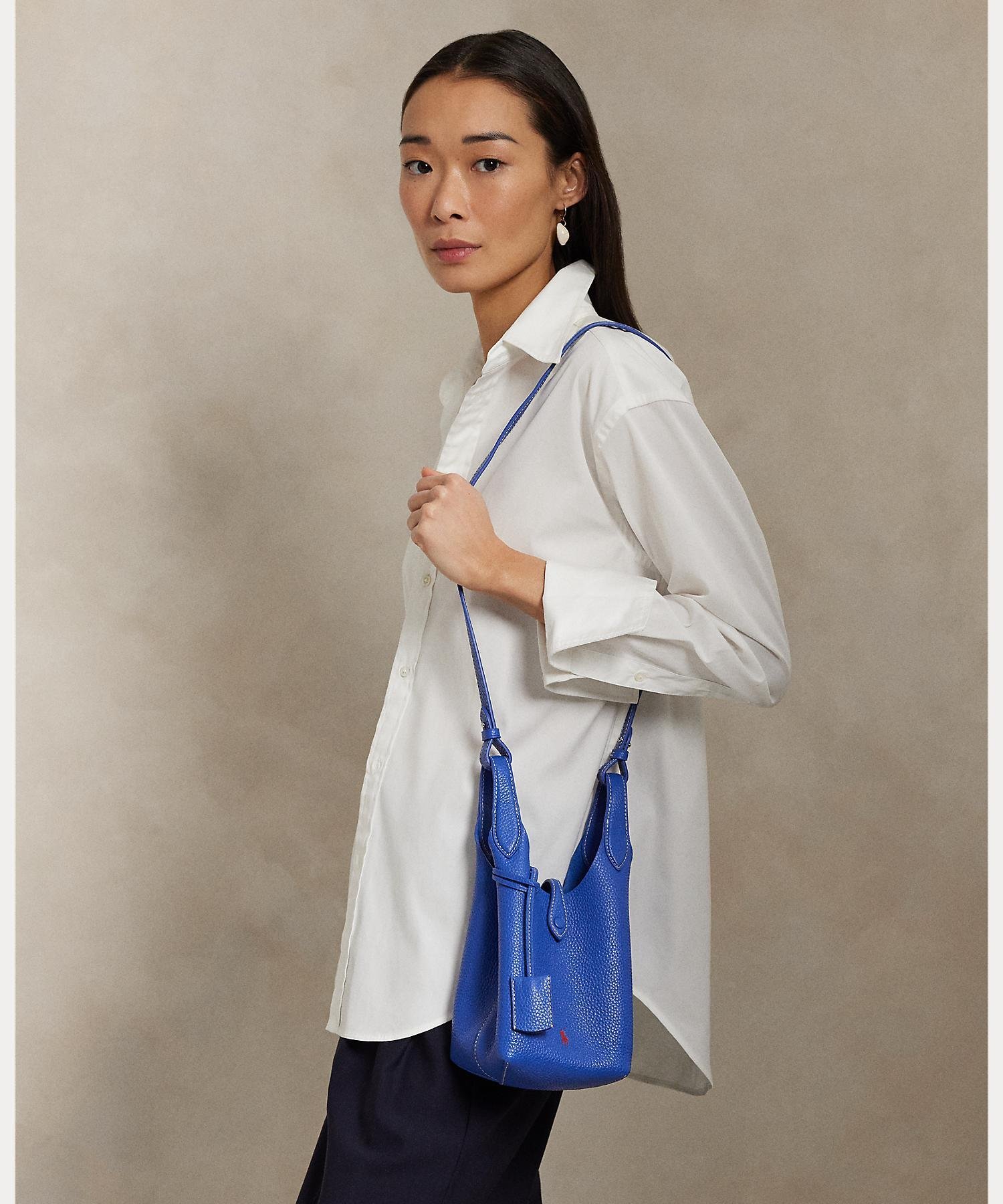 RALPH LAUREN｜Polo Play レザー スモール トート & クロスボディ