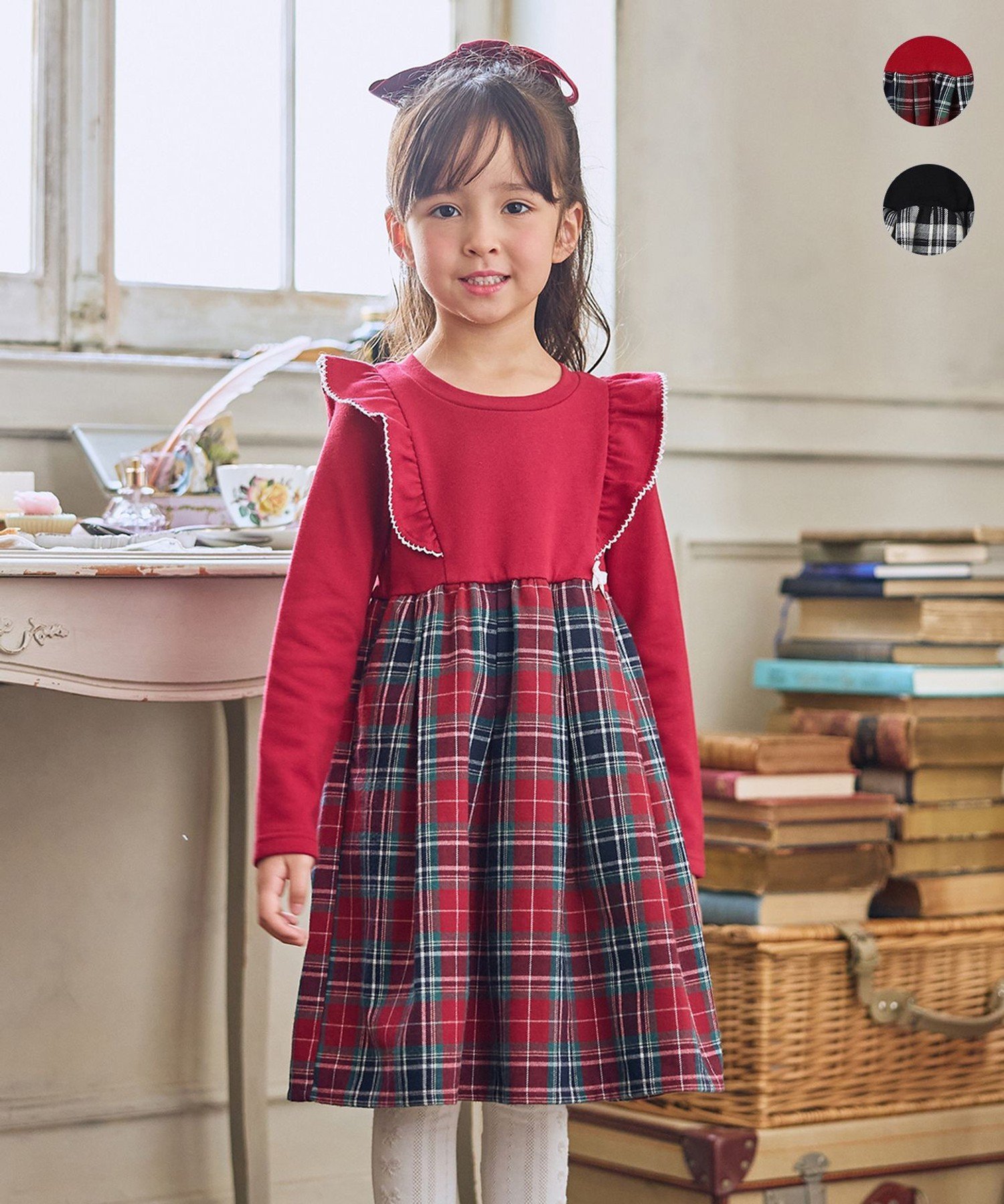 専用 LALI チェック柄ワンピース 3歳用 専用 LALI チェック柄