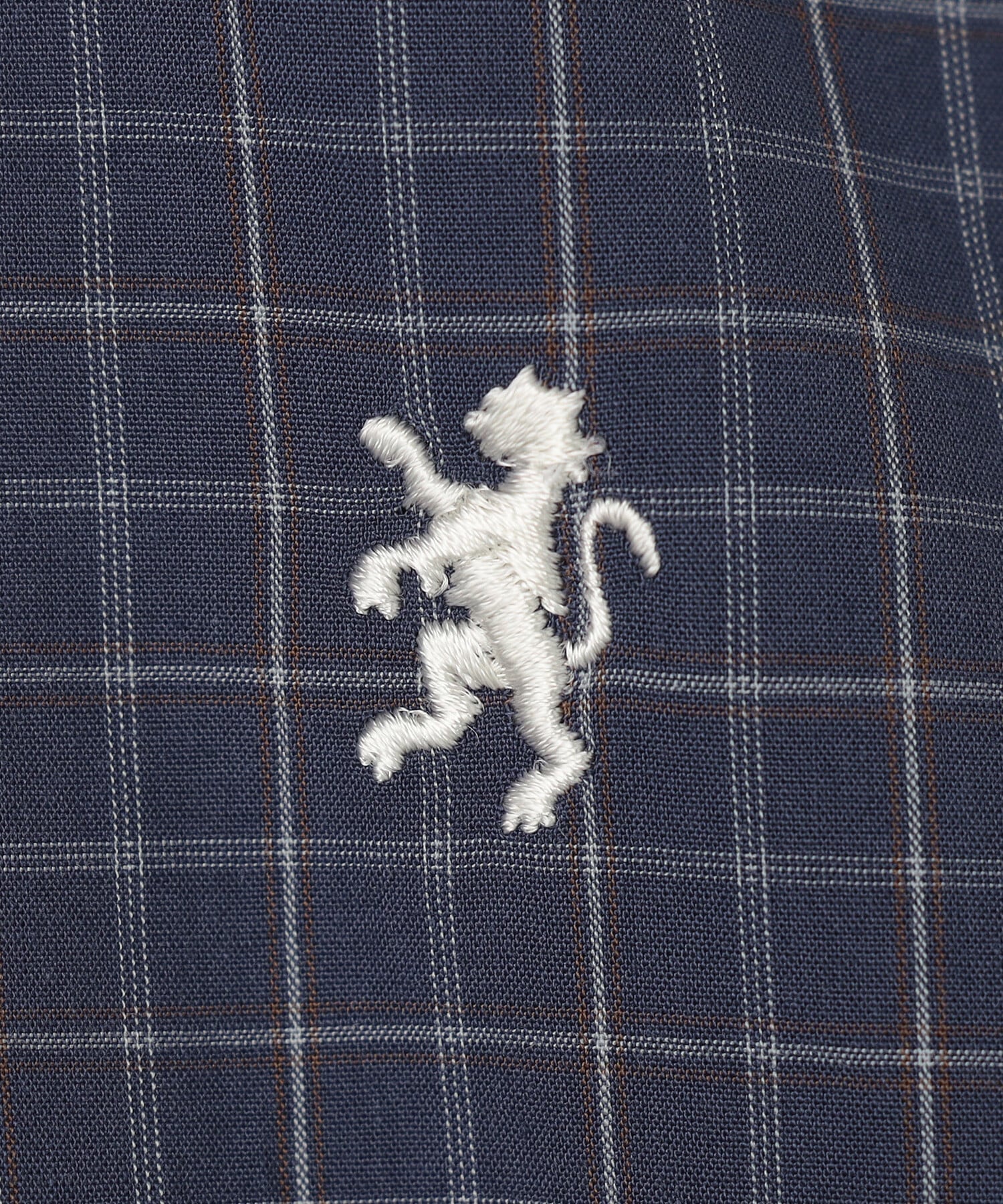 Bshop｜Gymphlex | コットン ハーフジップ 長袖チェックシャツ WOMEN